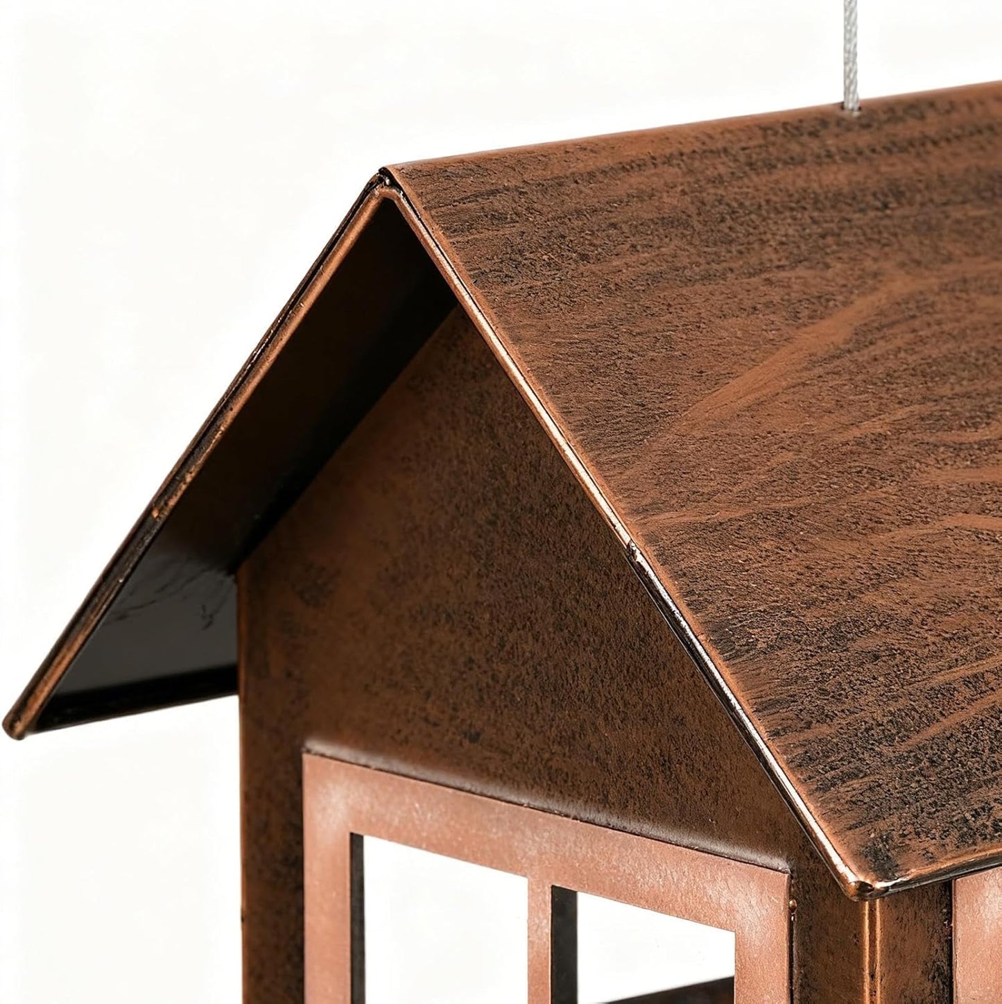 Outdoor Bird Feeding Station - Large Capacity Hanging Feeder, Wild Bird Feeder with Weather Resistant Roof, Garden Birdwatching Feeders Seed Holder, Balcony Yard Feeding Station for Cockatiels Fin