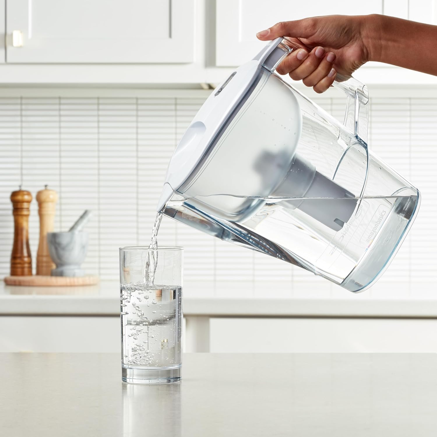 Amazon Basics Enhanced Replacement Water Filters for Water Pitchers, B