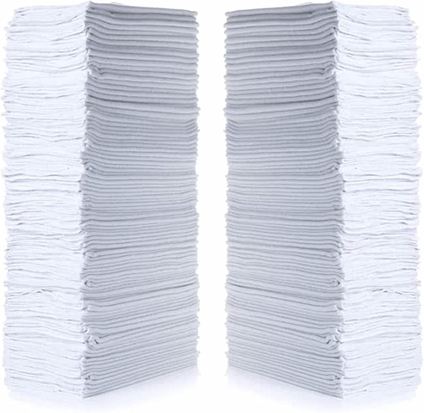 Simpli-Magic Cotton Shop Towels 14"x12" (145 Pack) – Reusable Cleaning