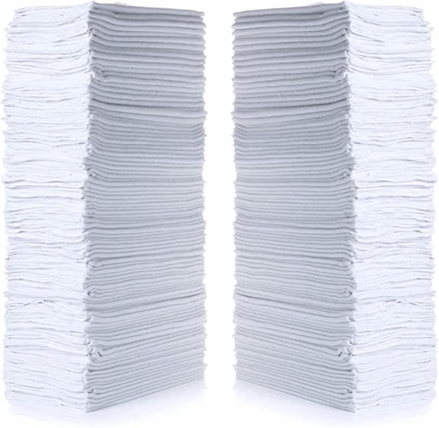 Simpli-Magic Cotton Shop Towels 14"x12" (145 Pack) – Reusable Cleaning