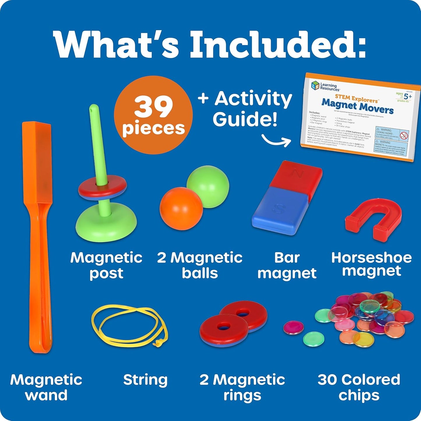 Learning Resources STEM Explorers Magnet Movers - Science For Kids Sen