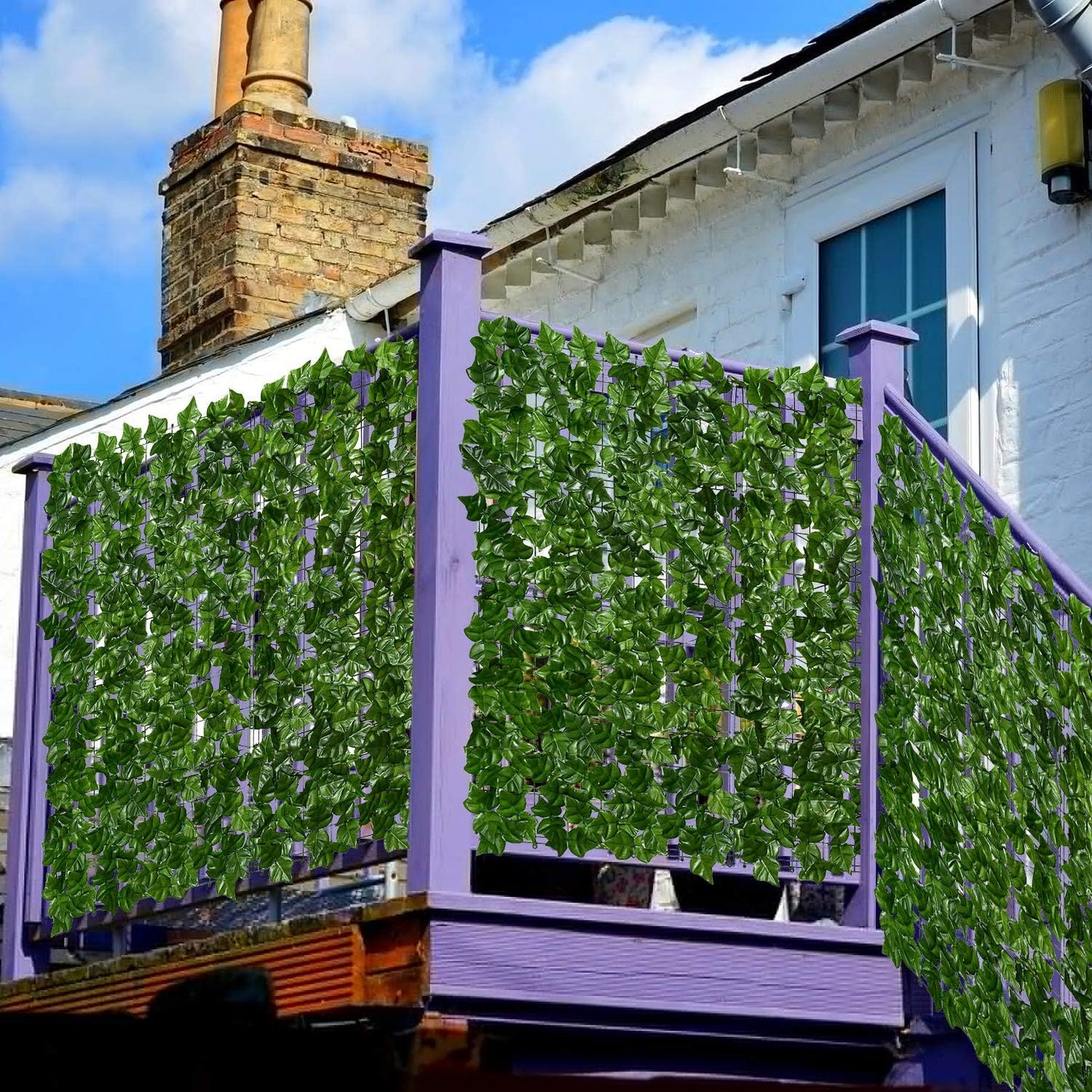 DearHouse Artificial Ivy Privacy Fence, 118x78.7in Artificial Hedges Fence and Faux Ivy Leaf Decoration for Outdoor Decor, Home, Garden Decor