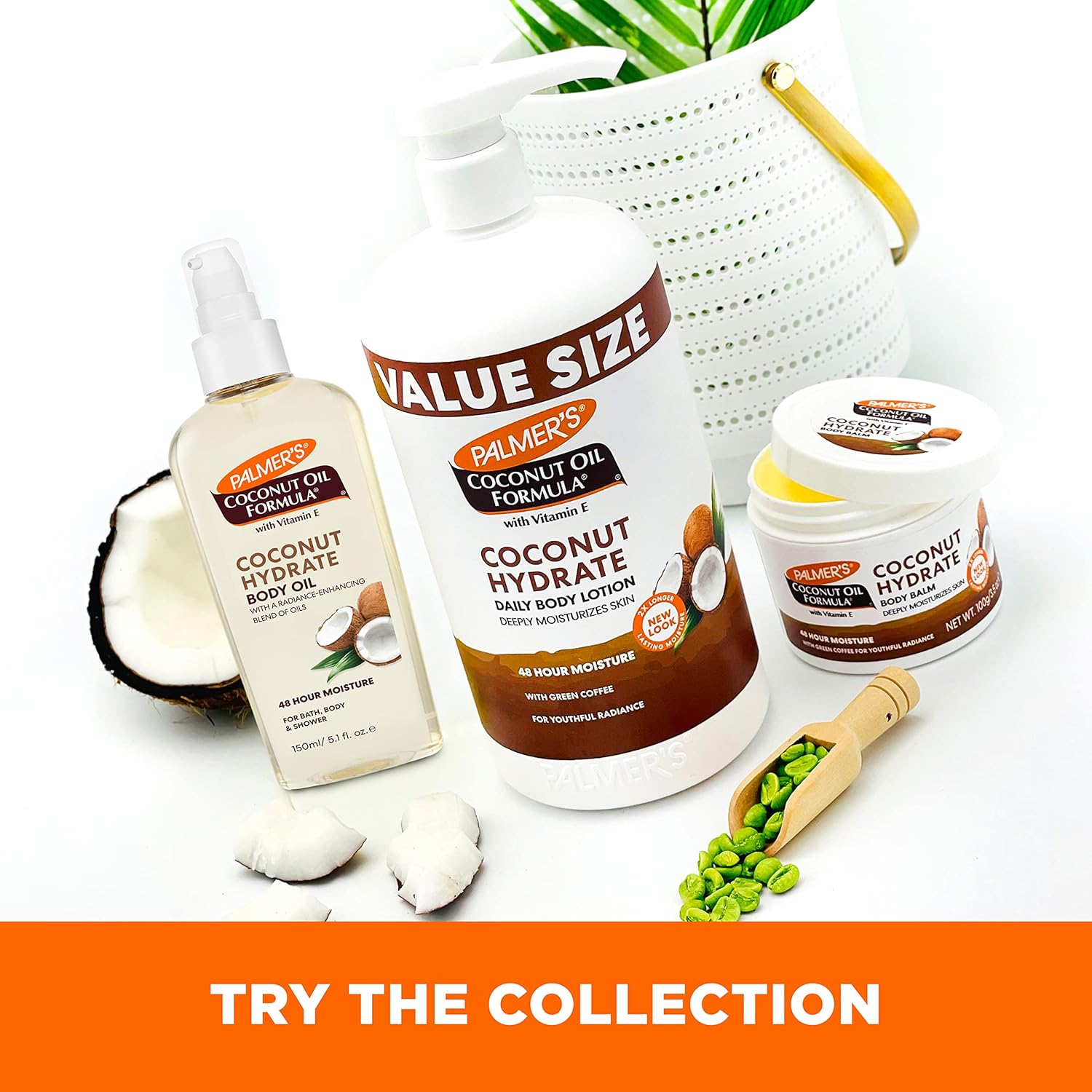 Palmer's Coconut Oil Formula Body Lotion for Dry Skin, Hand & Body Moi