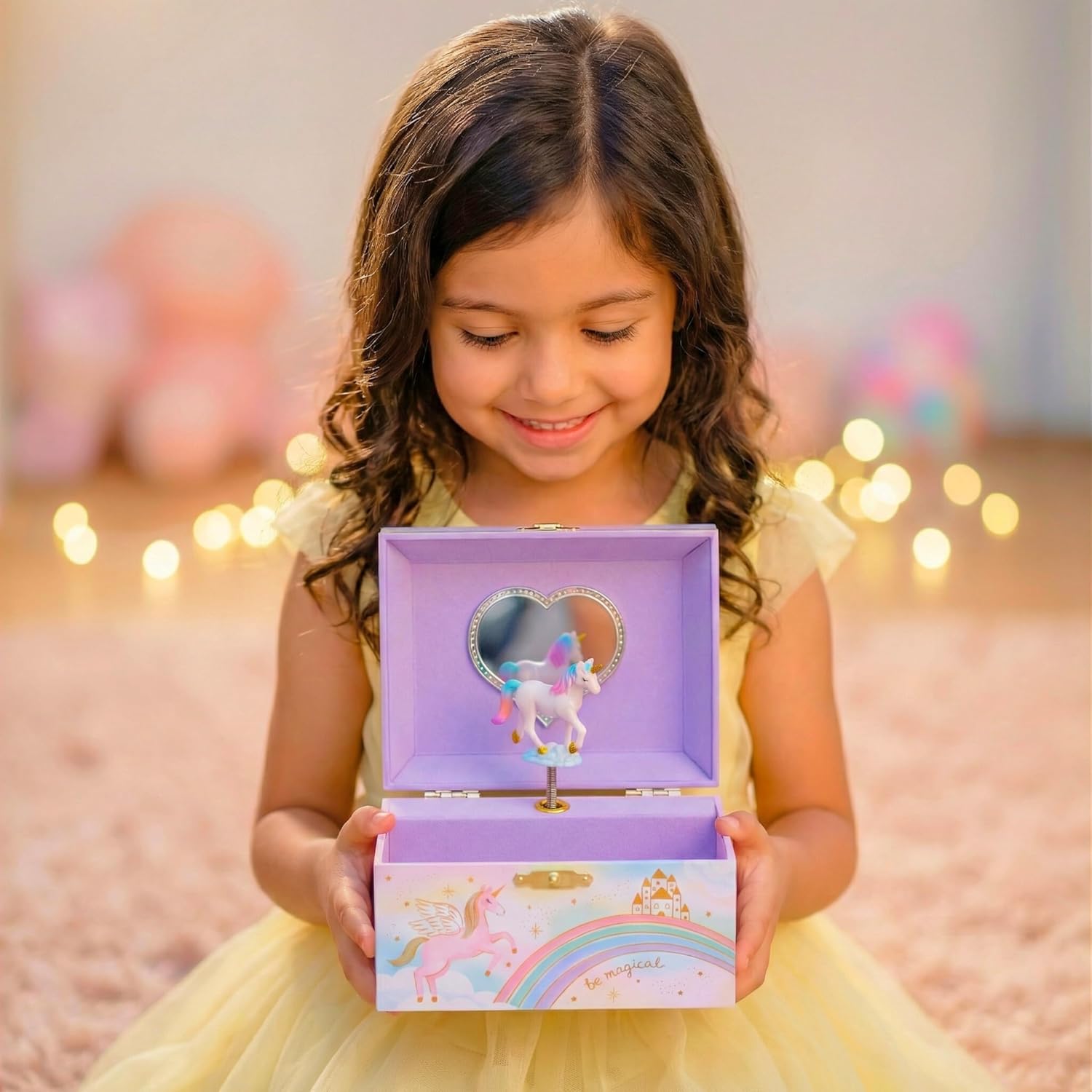 Giggle & Honey® Musical Jewelry Box for Girls - Kids Jewelry Box, Unic