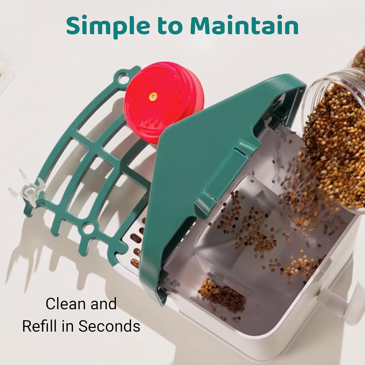 Happy Birdy Smart Bird Feeder with Camera - 2.5K HD Video, Wild Bird F