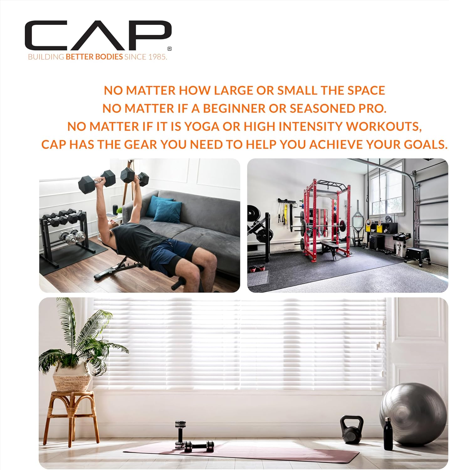Cap A-Frame Dumbbell Weight Rack | Color Series