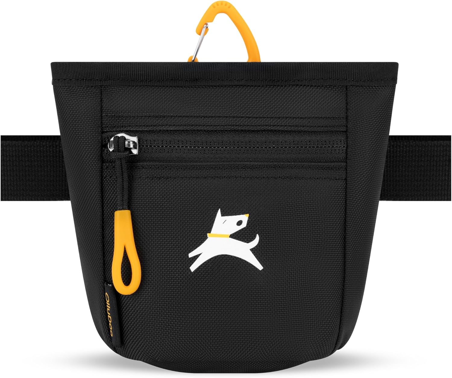 OllyDog Goodie Treat Bag, Dog Treat Pouch, Waist Belt Clip for Hands-F