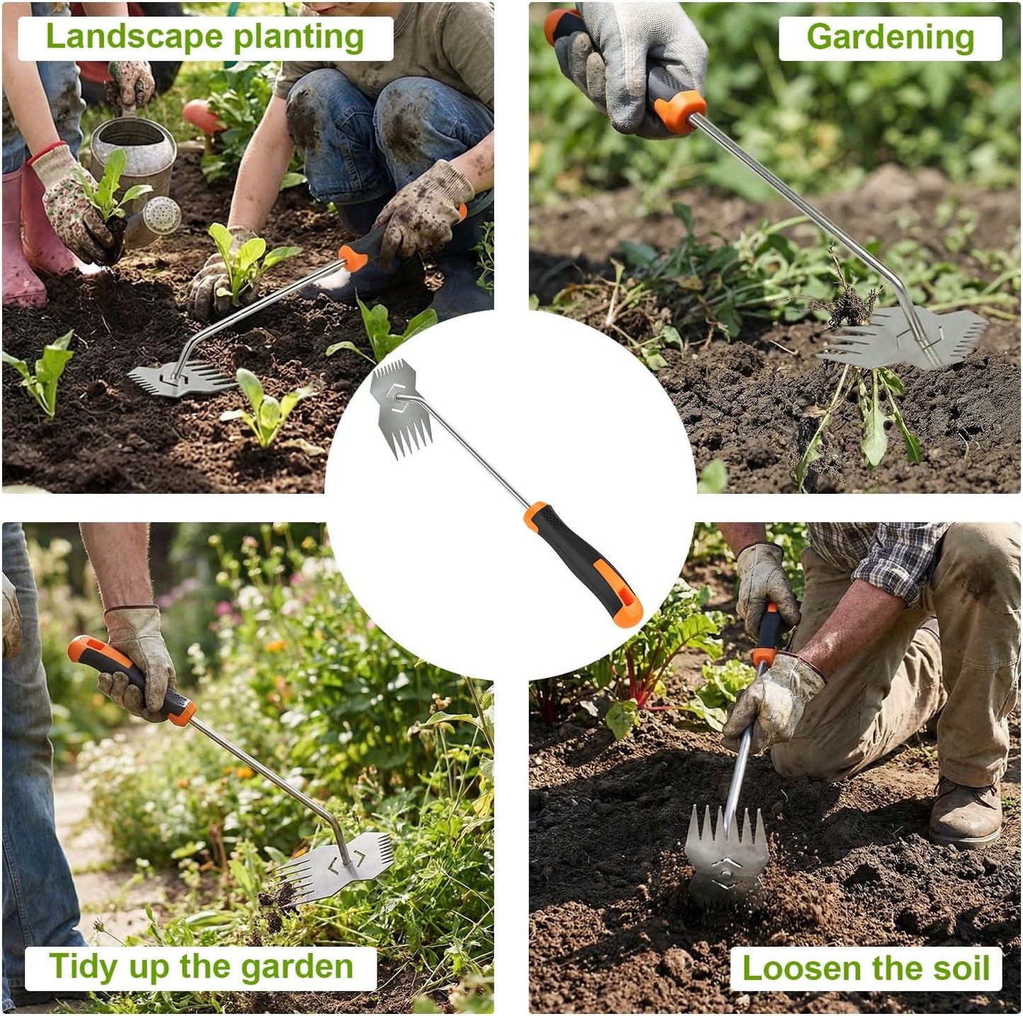 Garden Weed Tool,2026 Portable Weeding Tool,Stainless Steel Hand Weede