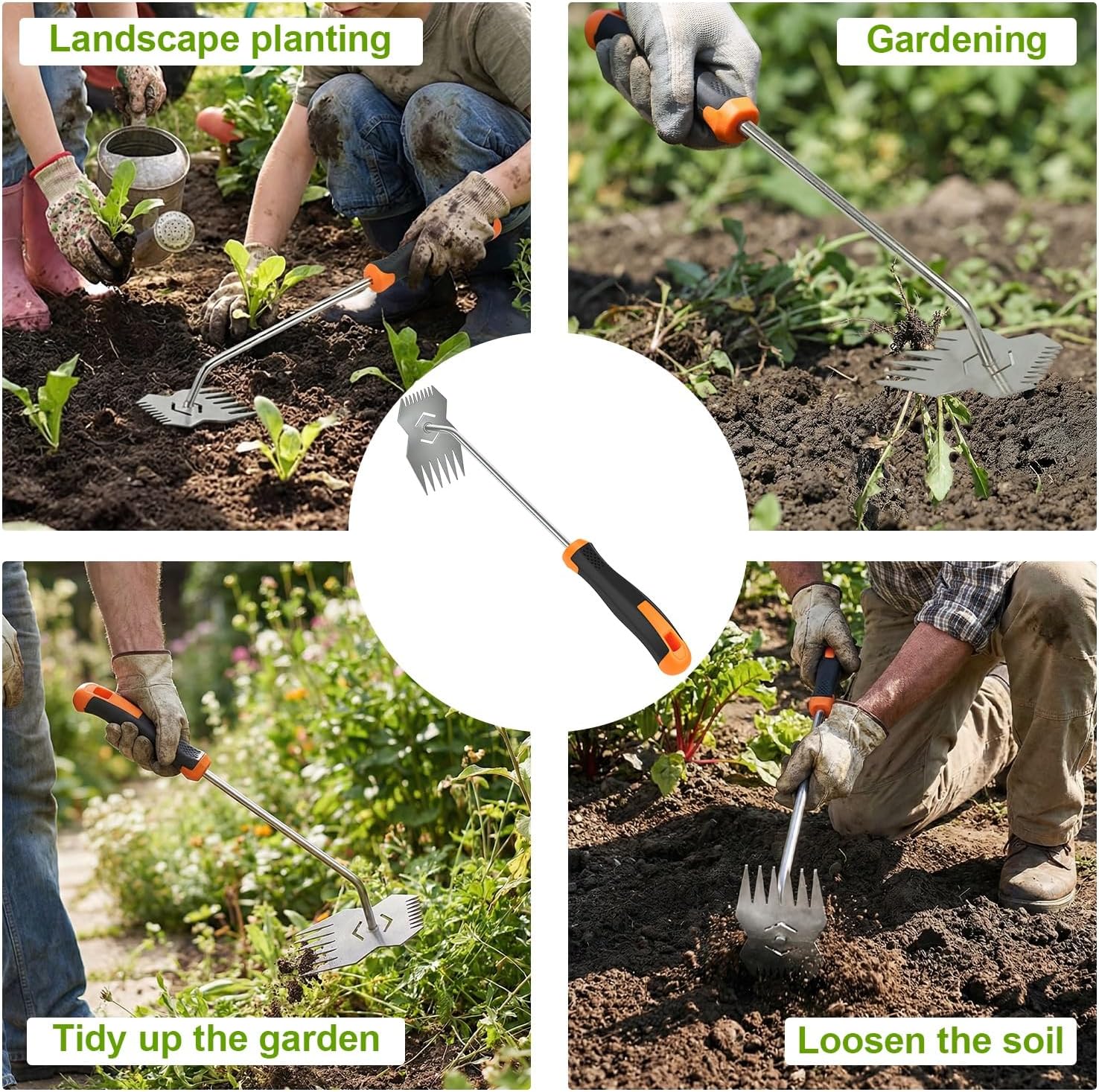 Garden Weed Tool,2026 Portable Weeding Tool,Stainless Steel Hand Weede