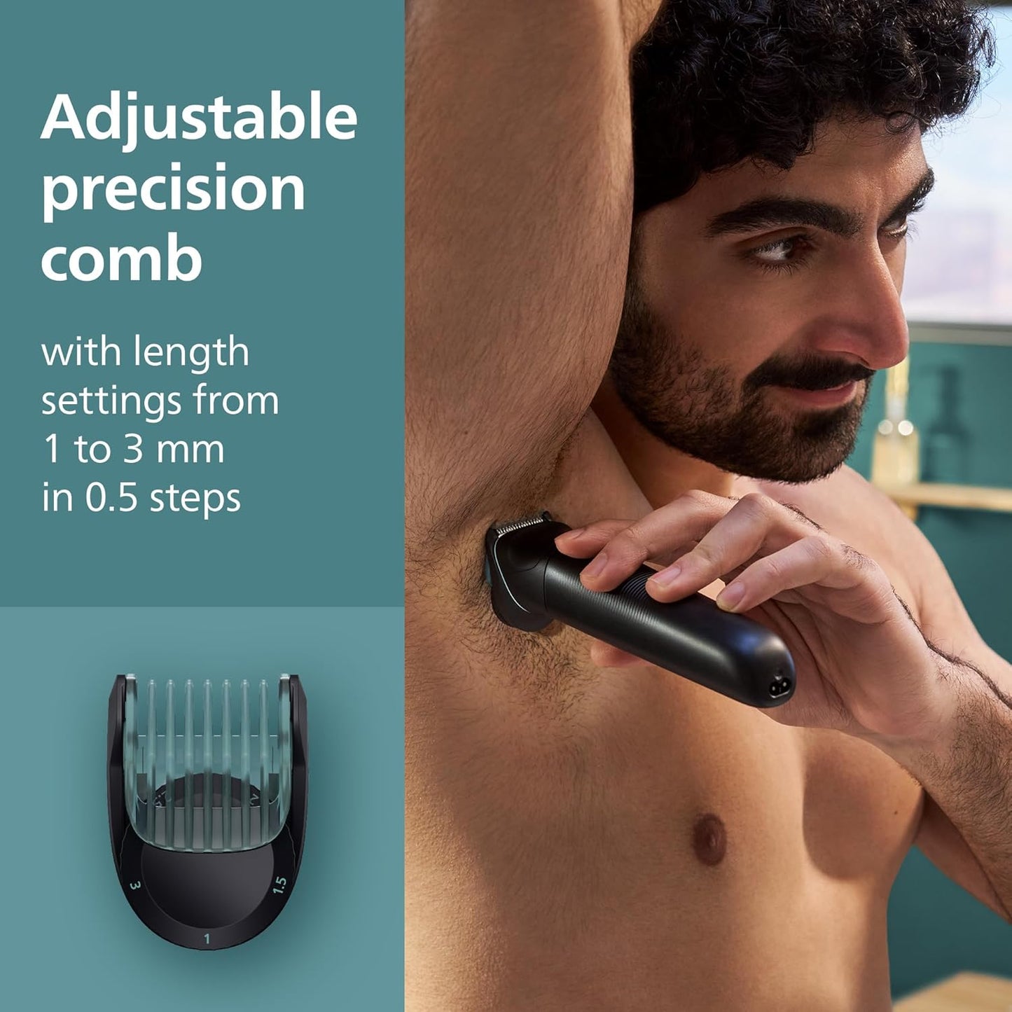 Philips Norelco Body Groomer 5000 Series, Intimate Hair Trimmer & Shav