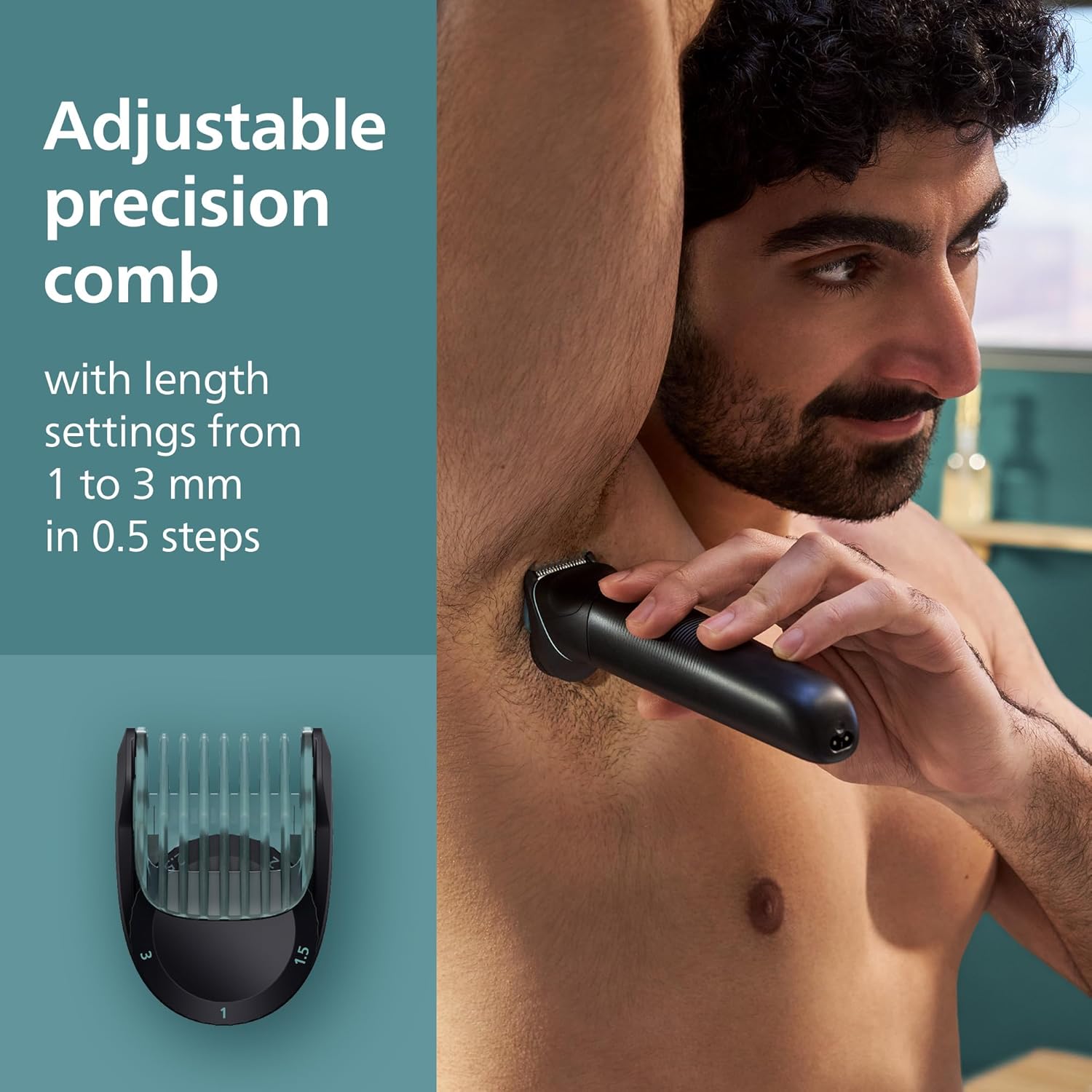 Philips Norelco Body Groomer 5000 Series, Intimate Hair Trimmer & Shav