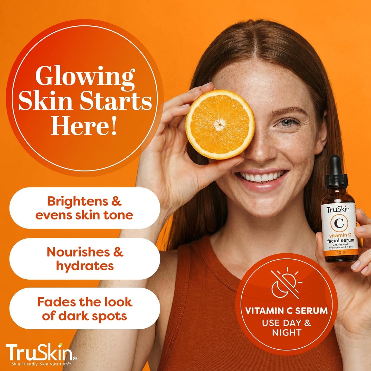 TruSkin Vitamin C Serum for Face – Anti Aging Face Serum with Hyaluron