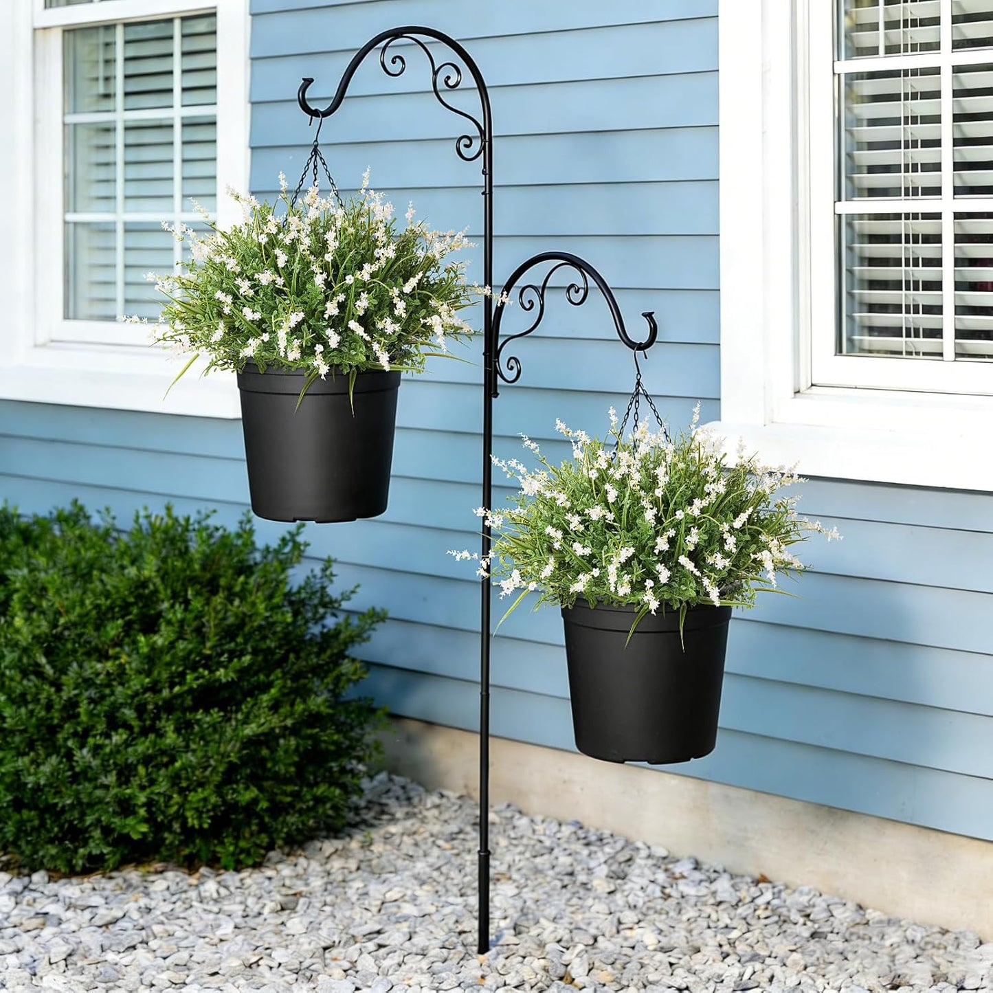 Outdoor Faux Plants UV Resistant - 12 Bouquets Realistic Artificial Monkey Grass Greenery for Patio Garden Front Porch Decor Weatherproof Fake Plants for Outside