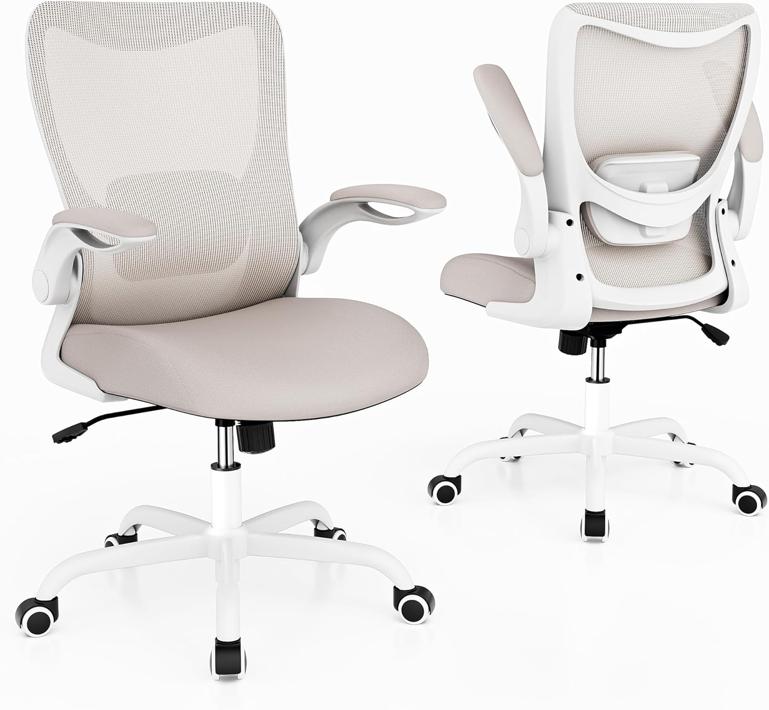 Office Chair, Ergonomic Desk Chair with Adjustable Lumbar Support and 