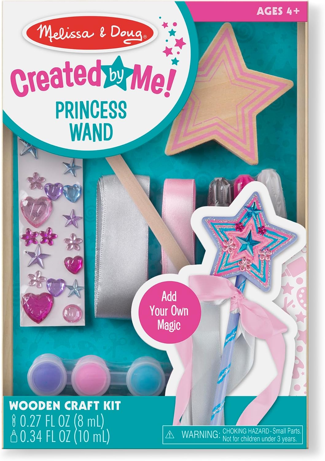 Melissa & Doug Created By Me! Paint & Decorate Your Own Wooden Princes