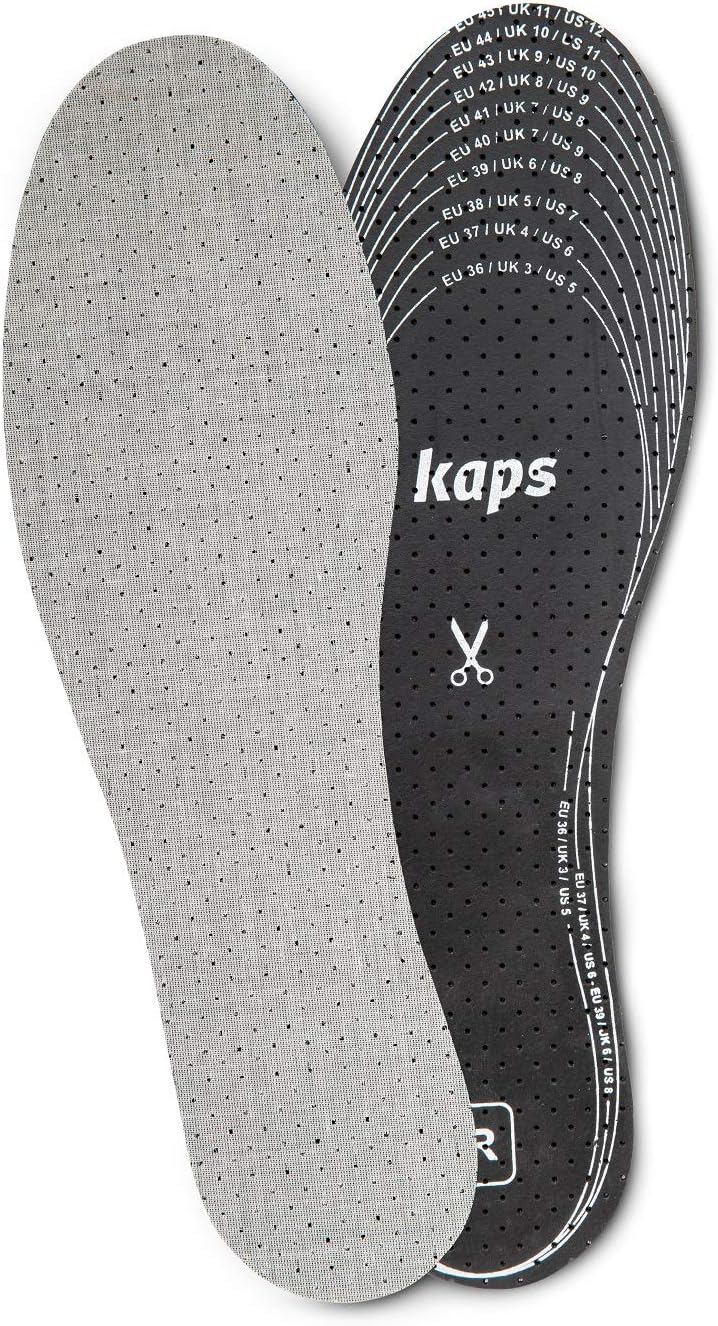 6 Pair Pack Anti Odour Shoe Insoles Set with Odor Eating Charcoal, Shoe Inserts, Kaps Odour Stop