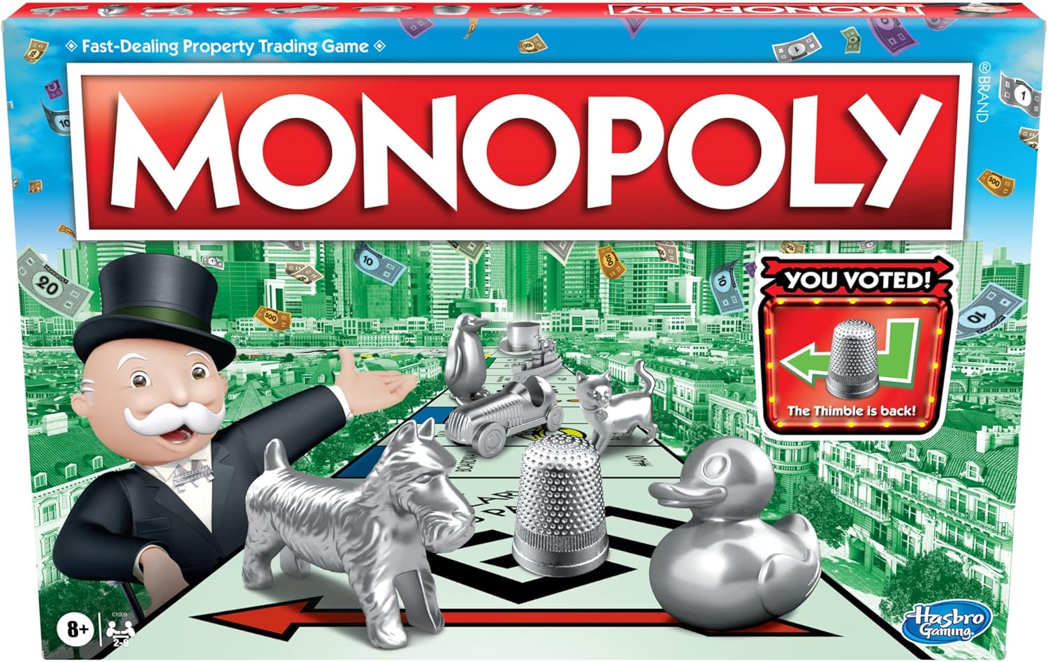 Monopoly Game, Family Board Games for 2 to 6 Players & Kids Ages 8 and