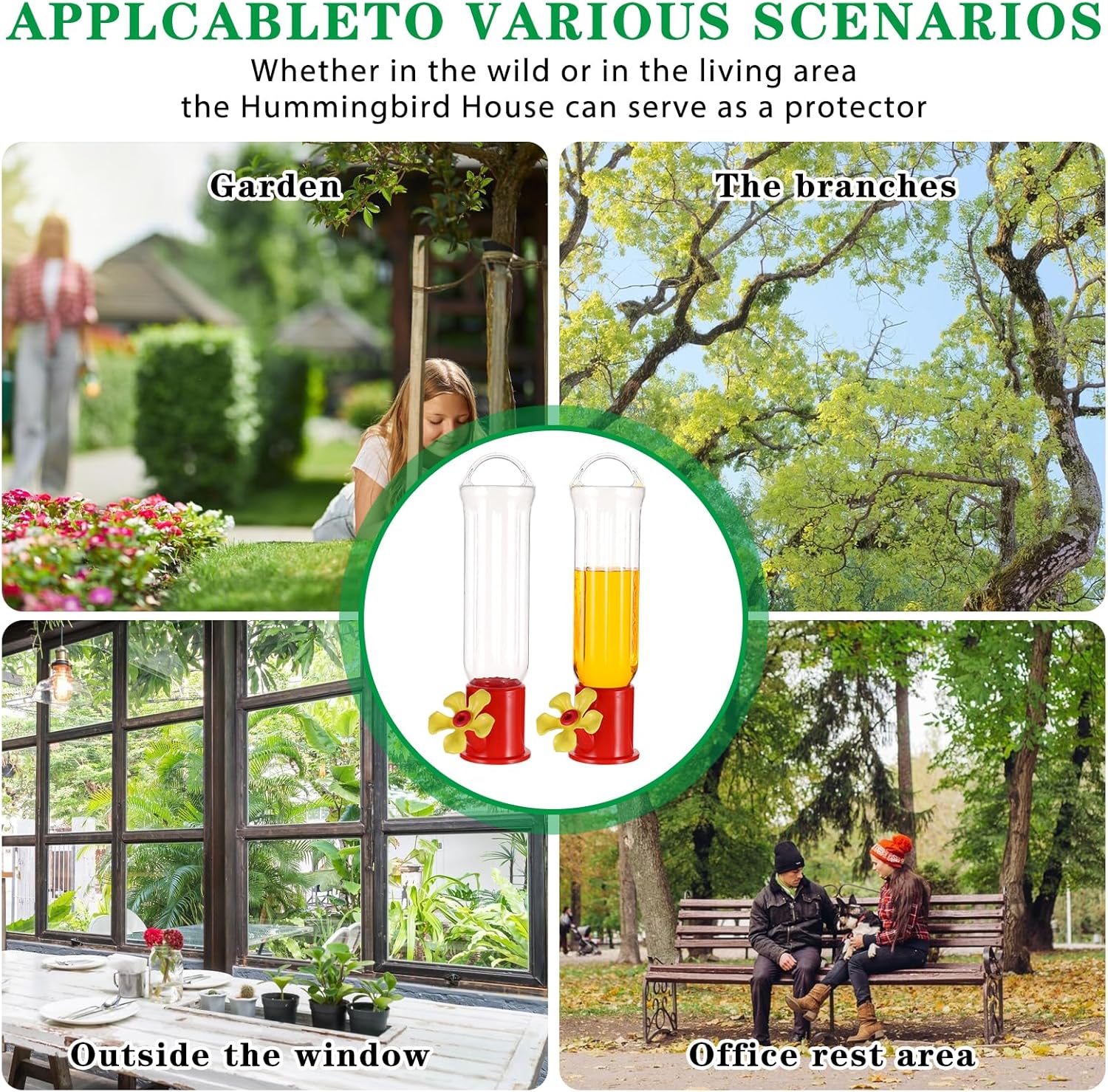 10 Pack Small Hummingbird Feeder for Outdoors Mini Hummingbird Feeders