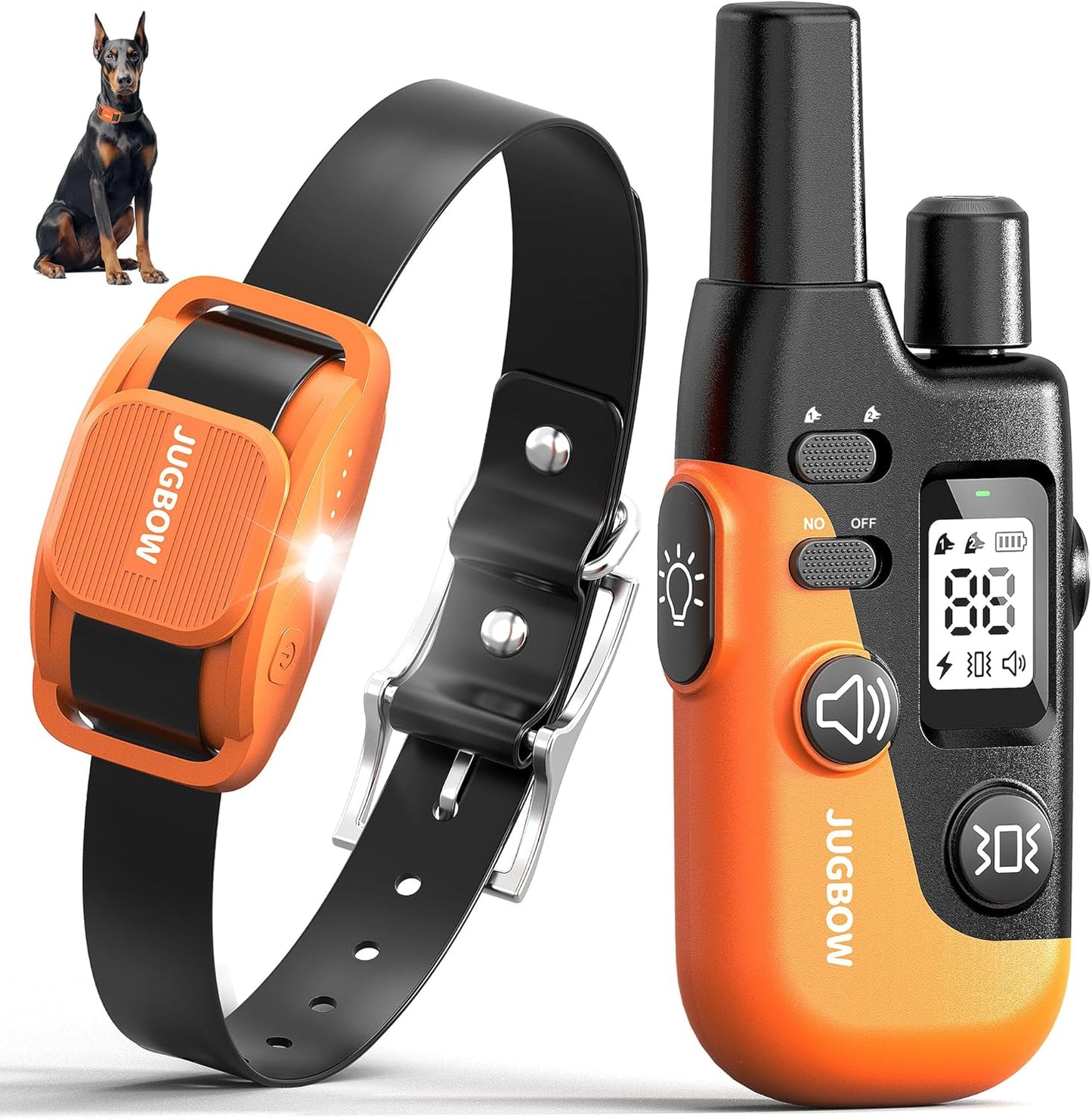 Jugbow Dog Shock Collar- 4200FT Dog Training Collar with Remote for 10