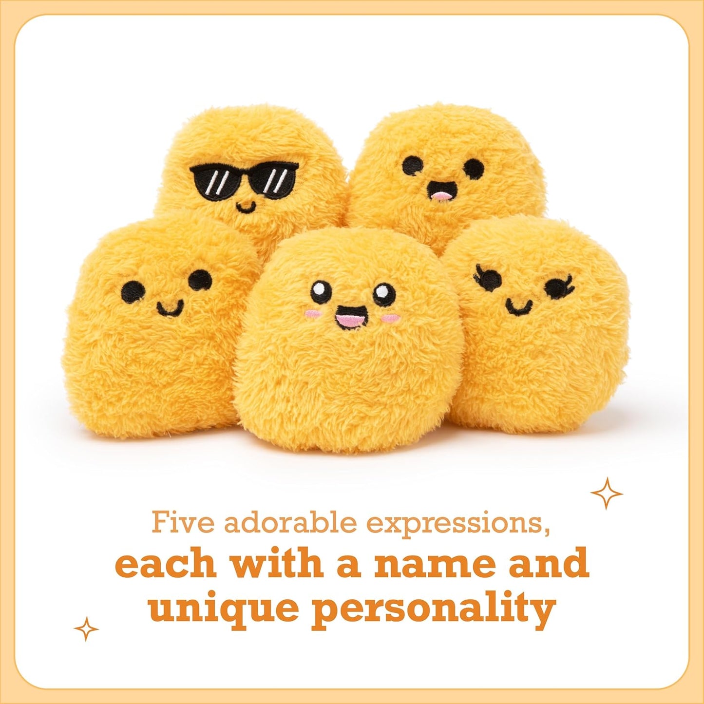 Emotional Support Nuggets by Relatable, Easter Plush Cuddly Stuffed An