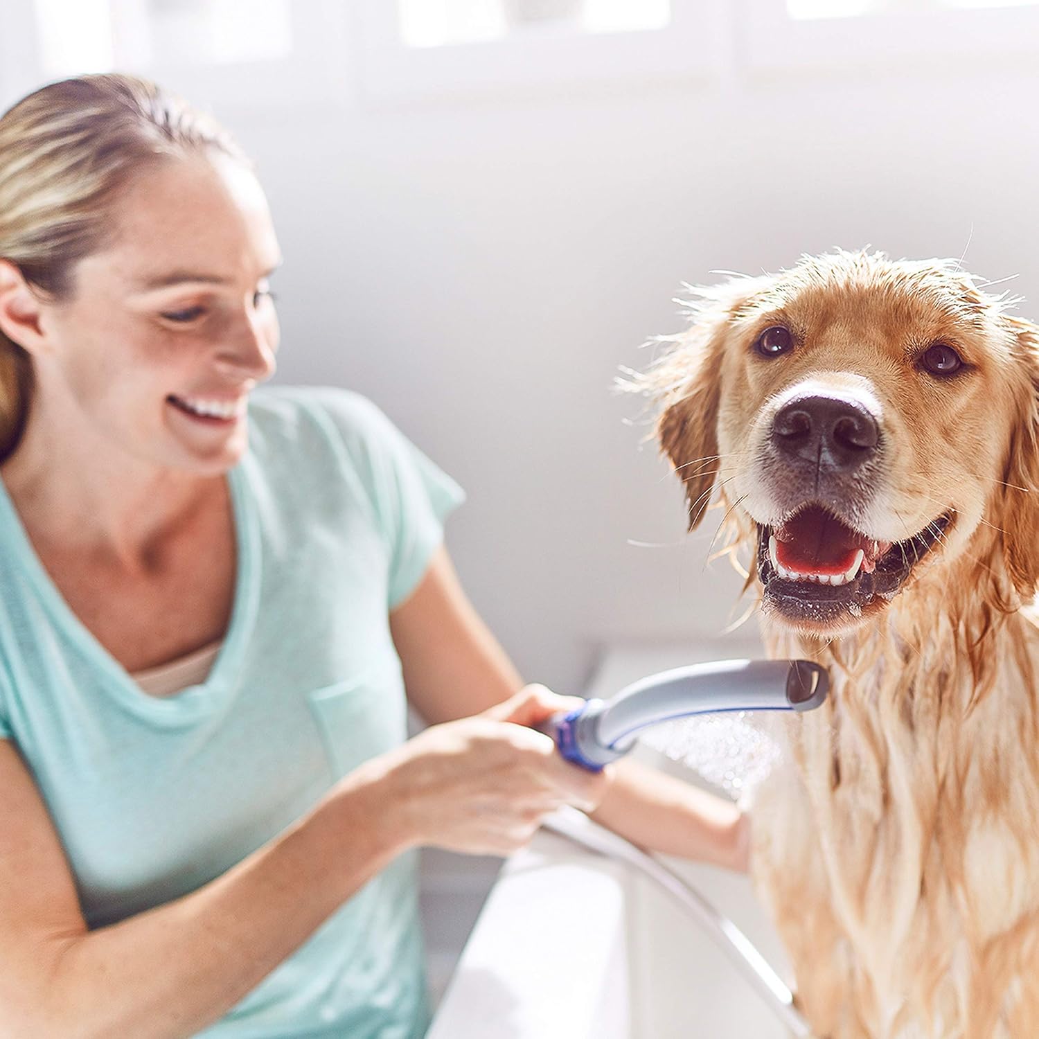 Waterpik Pet Wand Pro Dog Shower Attachment for Fast and Easy Dog Bath