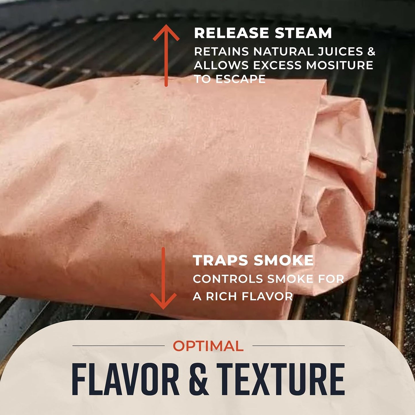 Bryco Goods Pink Butcher Paper Roll with Dispenser Box, 18" x 175' (2100”) Food-Grade Peach Butcher Paper for Smoker, BBQ, Grilling, Smoking Meat - USA Made - Unbleached, Uncoated and Unwaxed