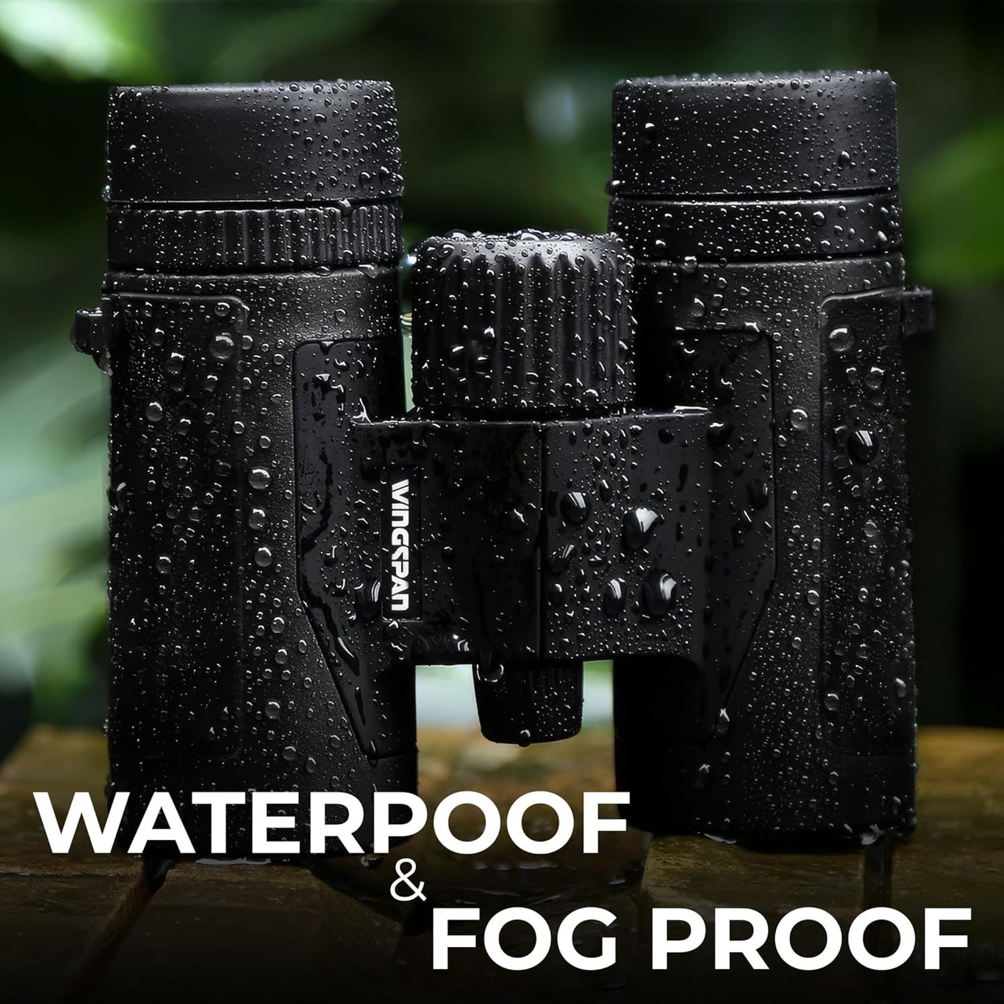 Wingspan Optics FieldView 8X32 Compact Binoculars for Bird Watching. Lightweight and Compact for Hours of Bright, Clear Bird Watching. Also for Outdoor Sports Games and Concerts