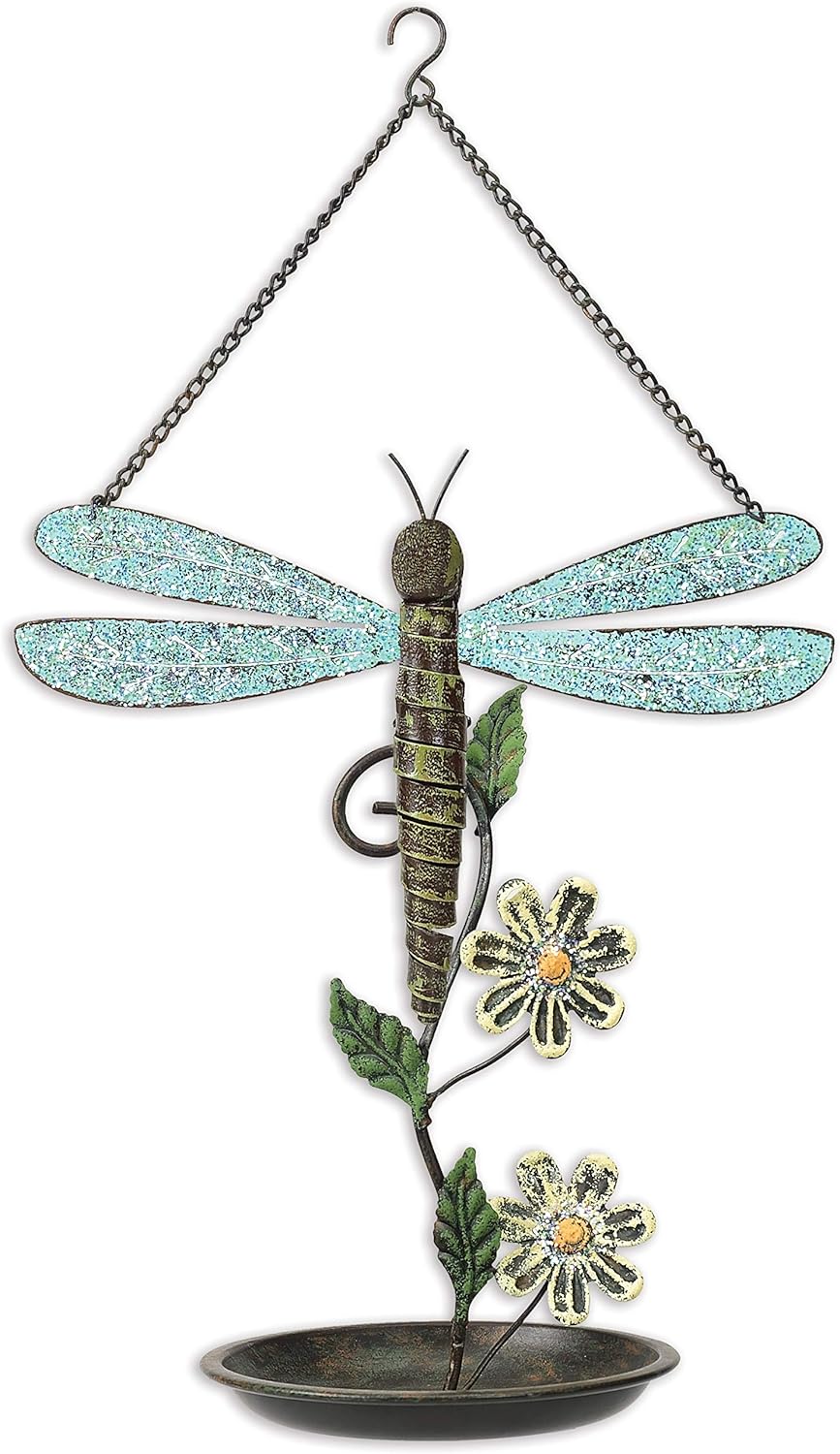 Sunset Vista Designs Dragonfly Birdfeeder, 13-Inch