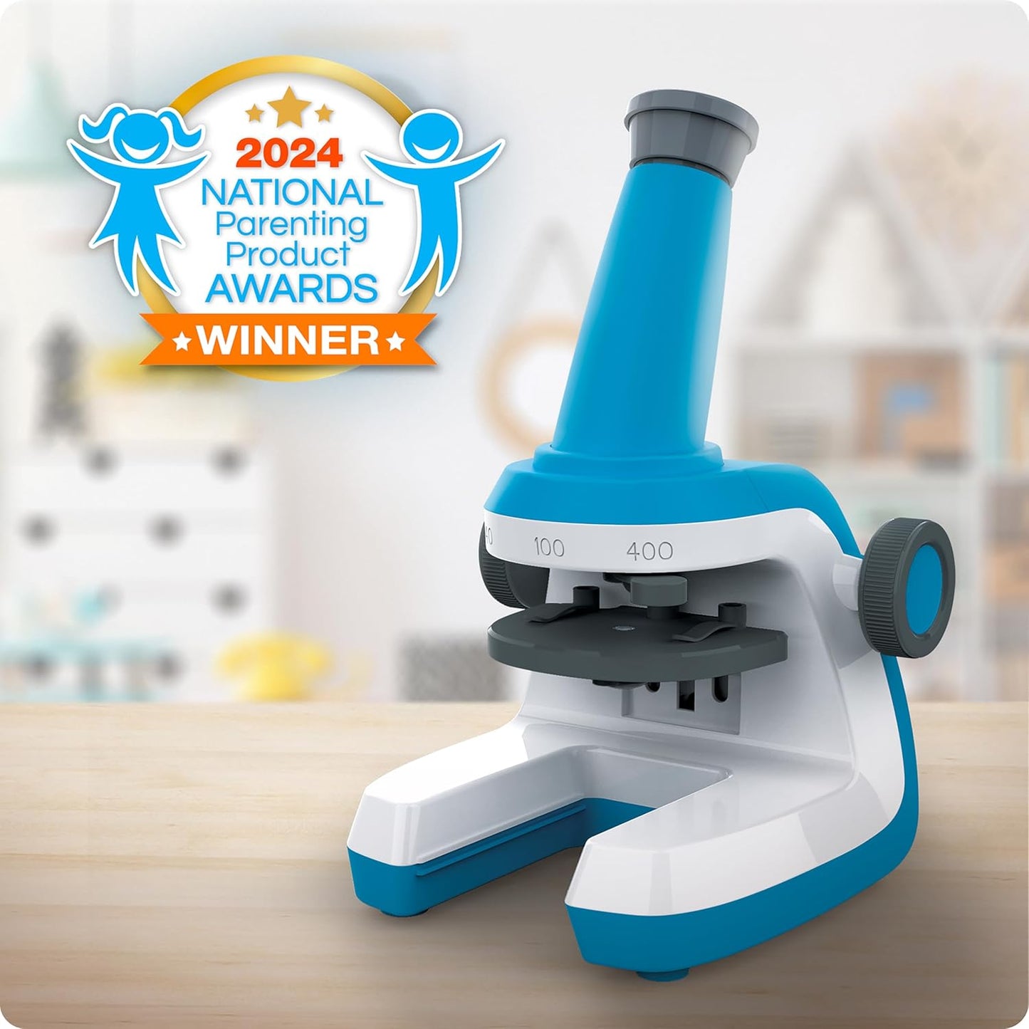 NATIONAL GEOGRAPHIC Microscope for Kids - Science Kit with an Easy-to-
