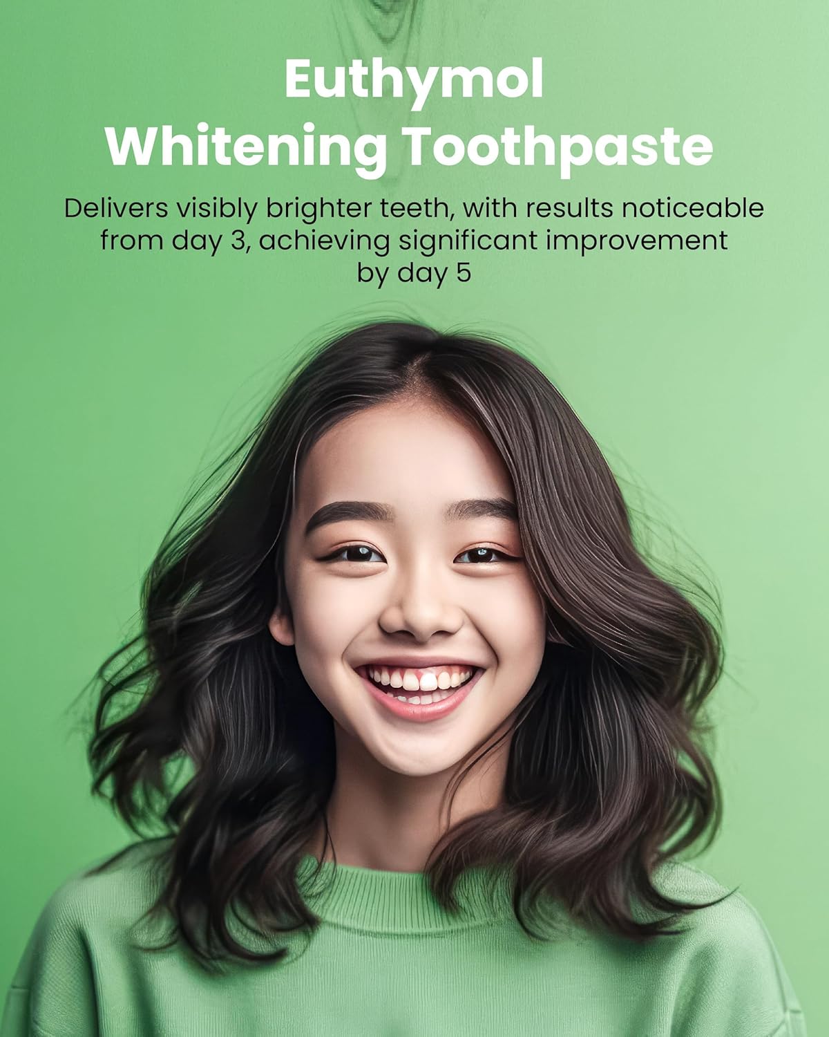 EUTHYMOL Whitening Toothpaste (3.7fl oz) - Stain Removal in 2 Weeks, L