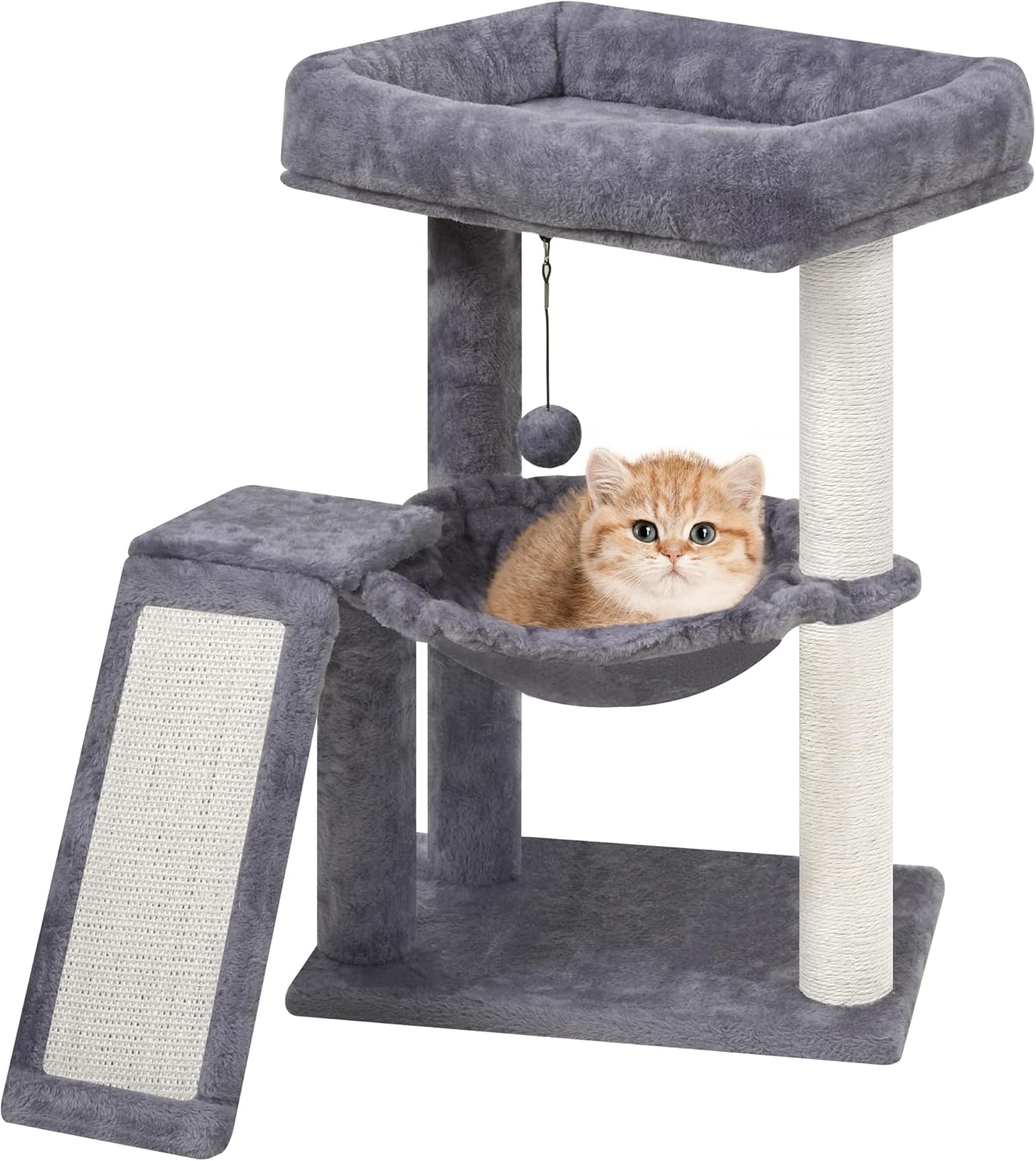 YOUPET Cat Tree with Cat Scratching Post for Indoor Cats, Cat Tower wi