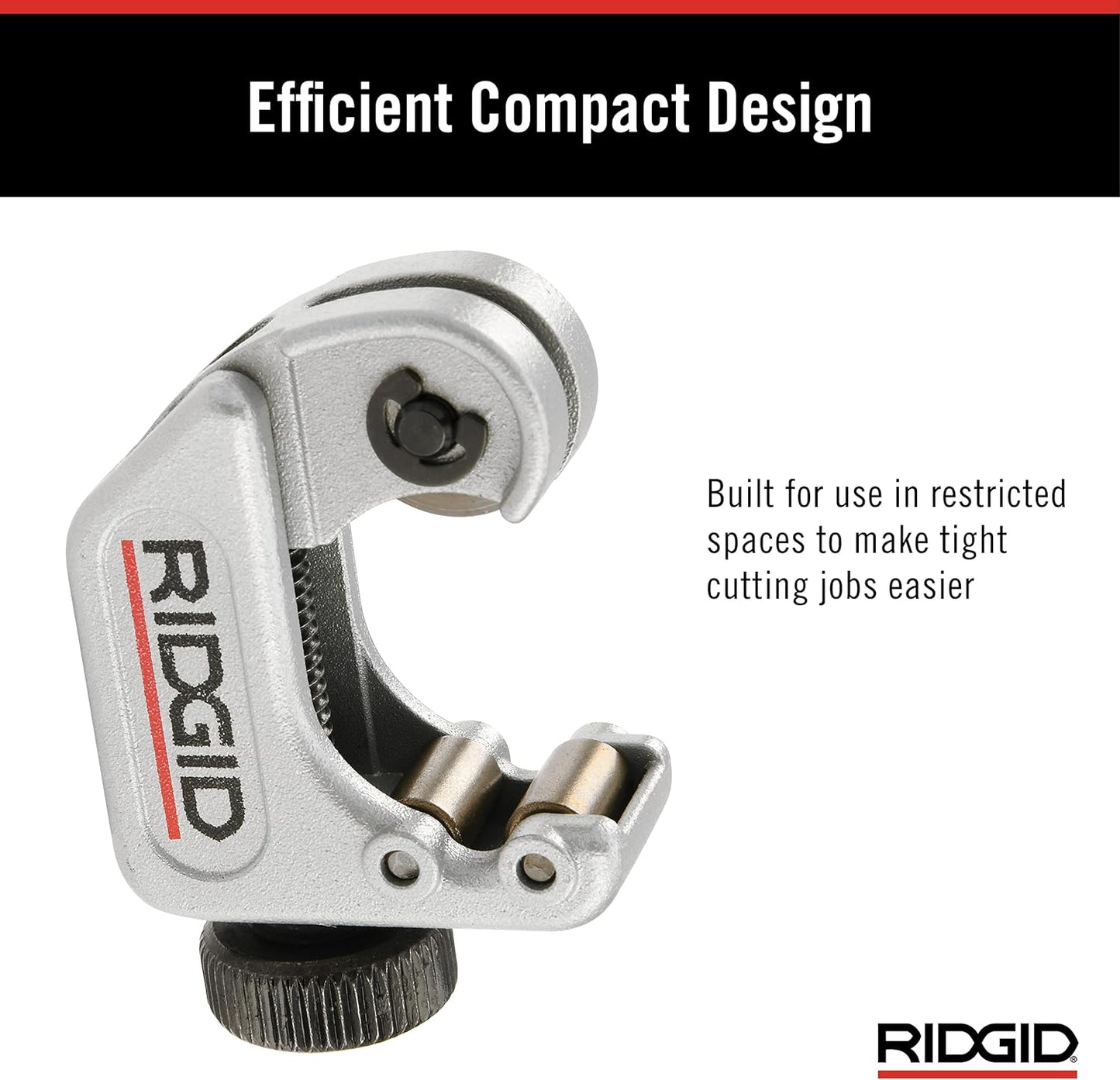 RIDGID 32985 Model 104 Close Quarters Tubing Cutter, 3/16-inch to 15/1