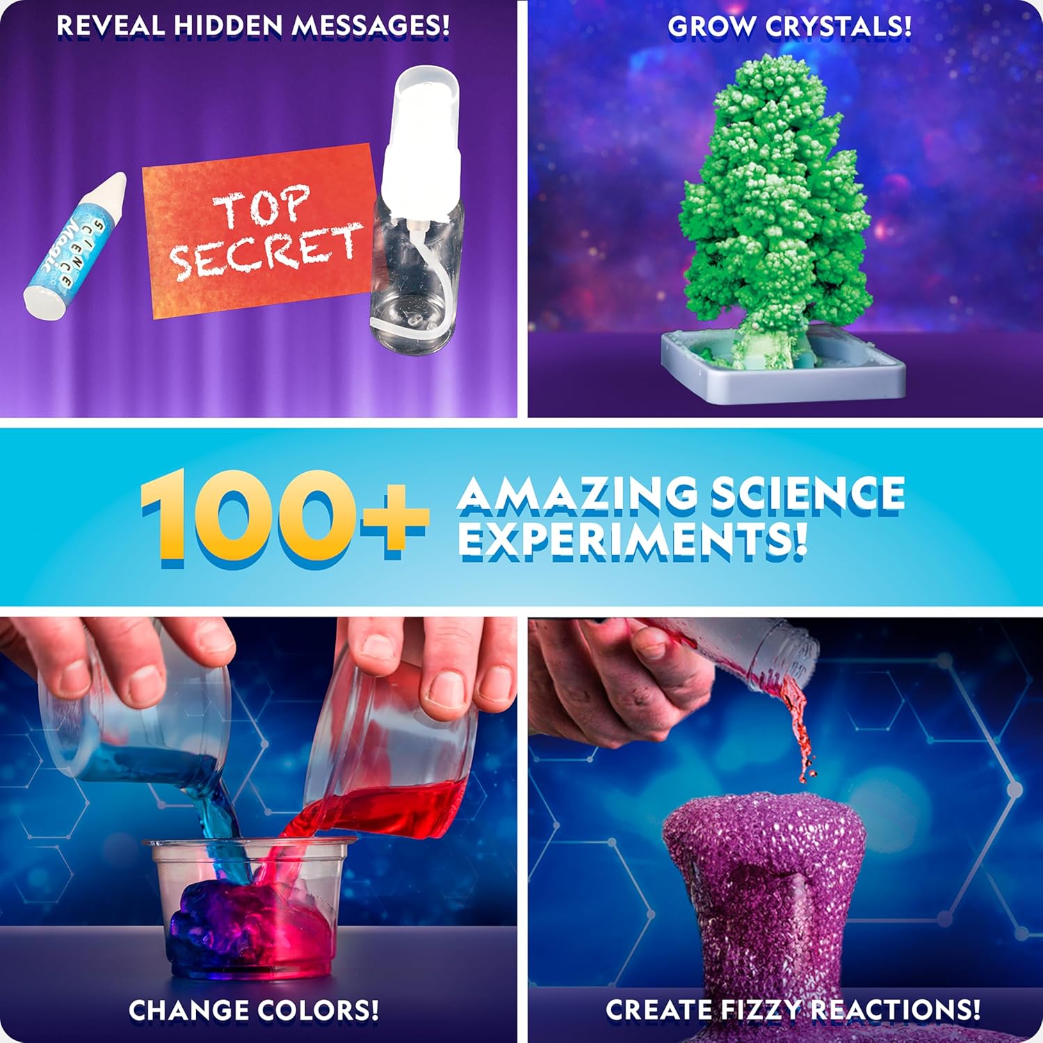 National Geographic Amazing Chemistry Set - Chemistry Kit with 100+ Sc