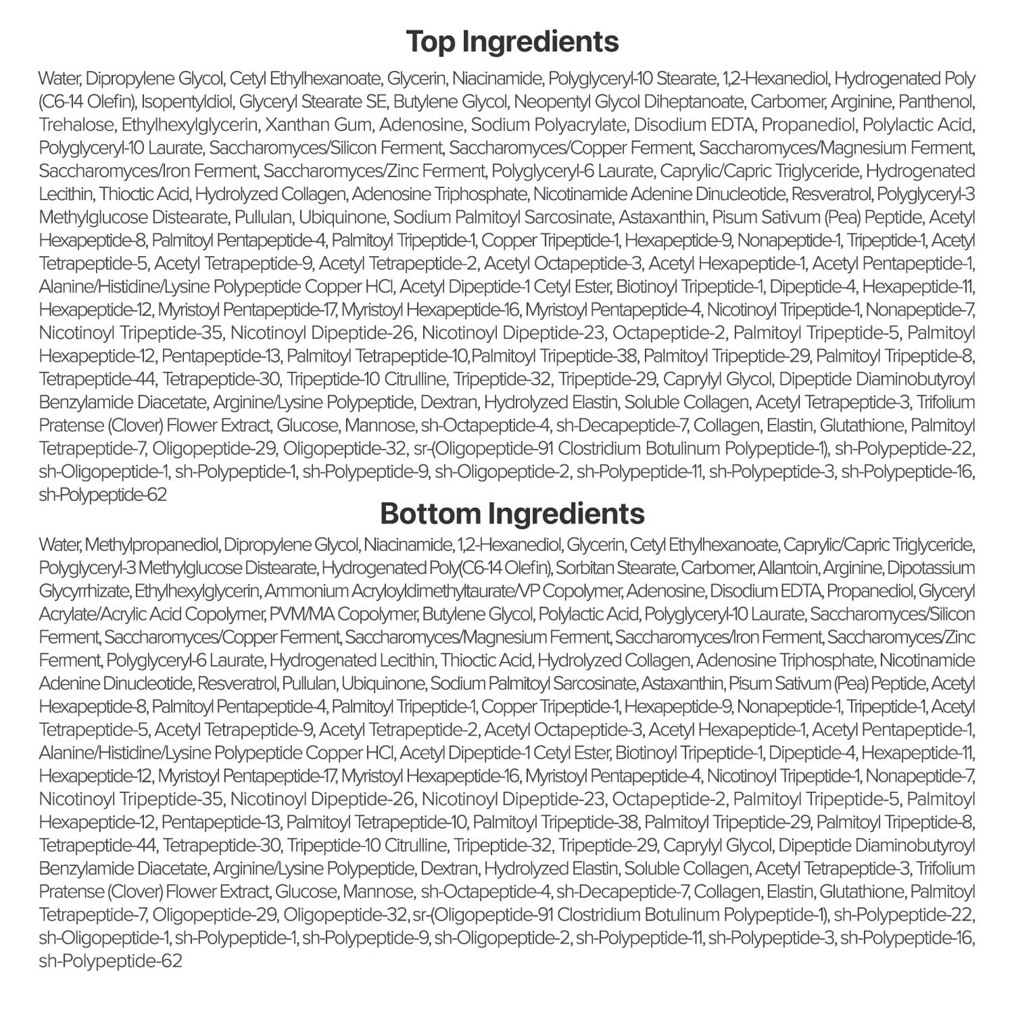 numbuzin No.9+ NAD+ BIO Lifting Full Face Mask, Peptide & Collagen Two
