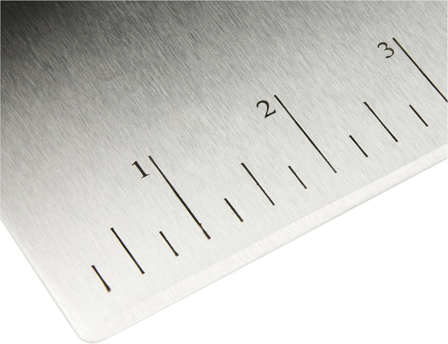 Amazon Basics Multi-Purpose Bench Scraper, Stainless Steel Dough Cutte