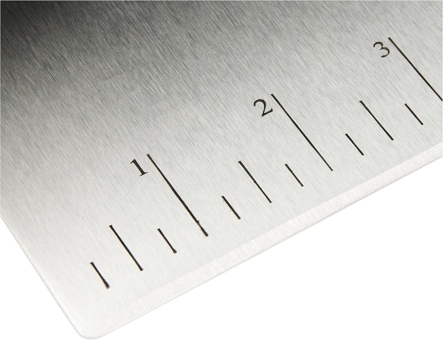 Amazon Basics Multi-Purpose Bench Scraper, Stainless Steel Dough Cutte