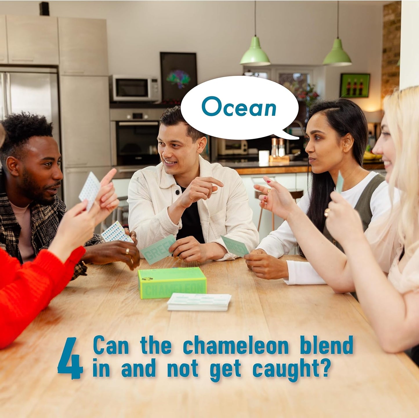 The Chameleon: Award-Winning Bluffing Board Game for Family, Adults & 
