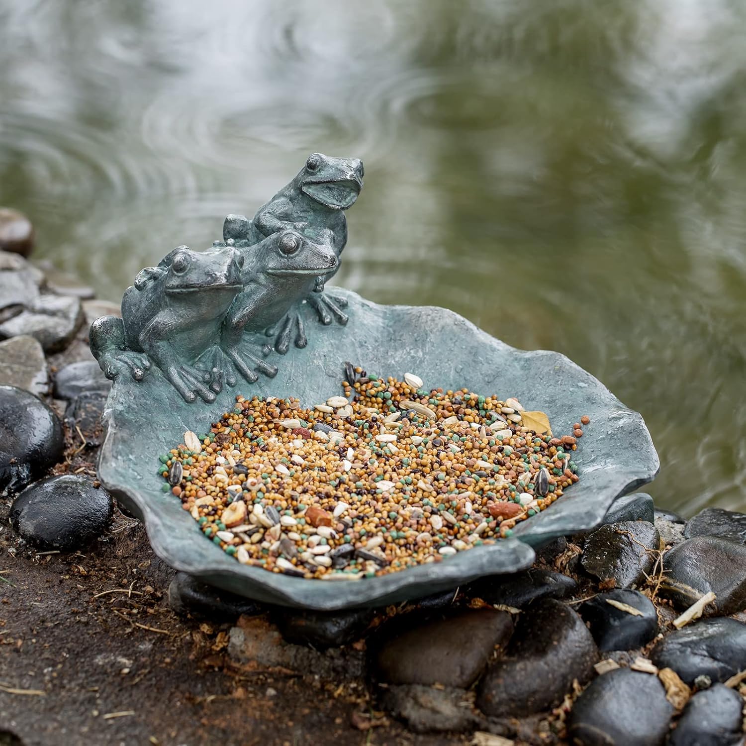 Wild Bird Feeder Birdbath Bowl - Garden Decorations Hummingbird Feeder