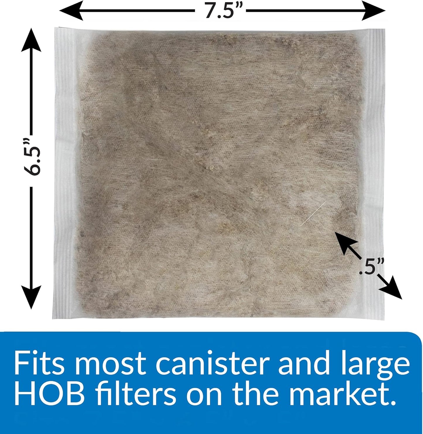 API NITRA-ZORB SIZE 6 Aquarium Canister Filter Filtration Pouch 1-Coun