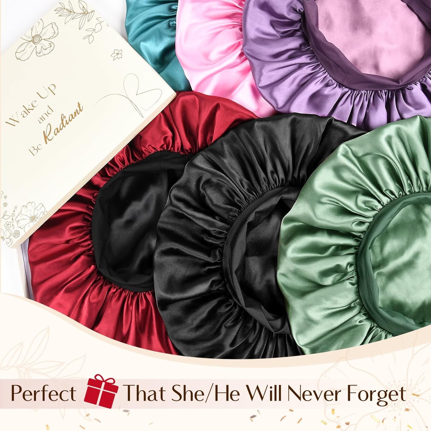 YANIBEST Silk Bonnet for Men Women Hair Bonnet for Sleeping Double Lay