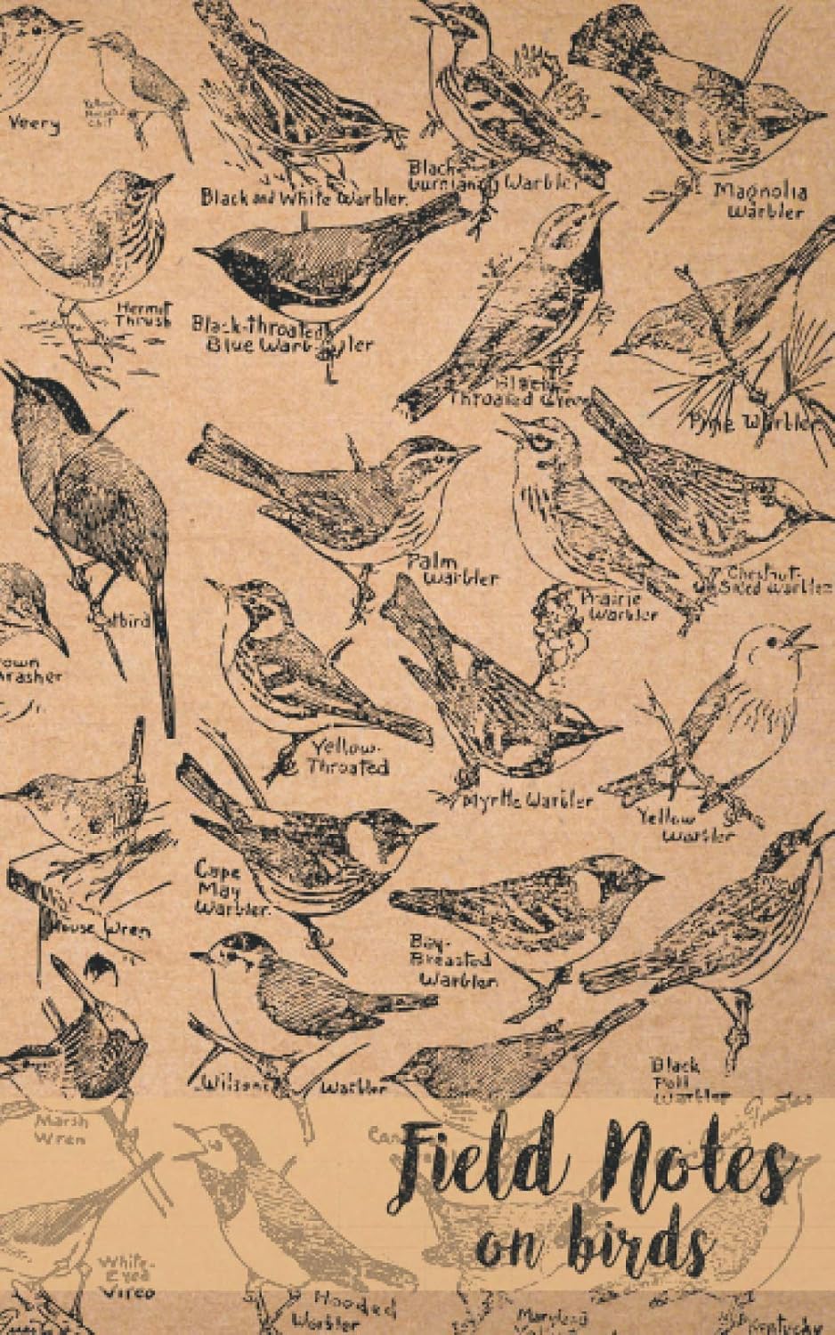 Field Notes on Birds: a 5x8 journal formatted for creative use while b