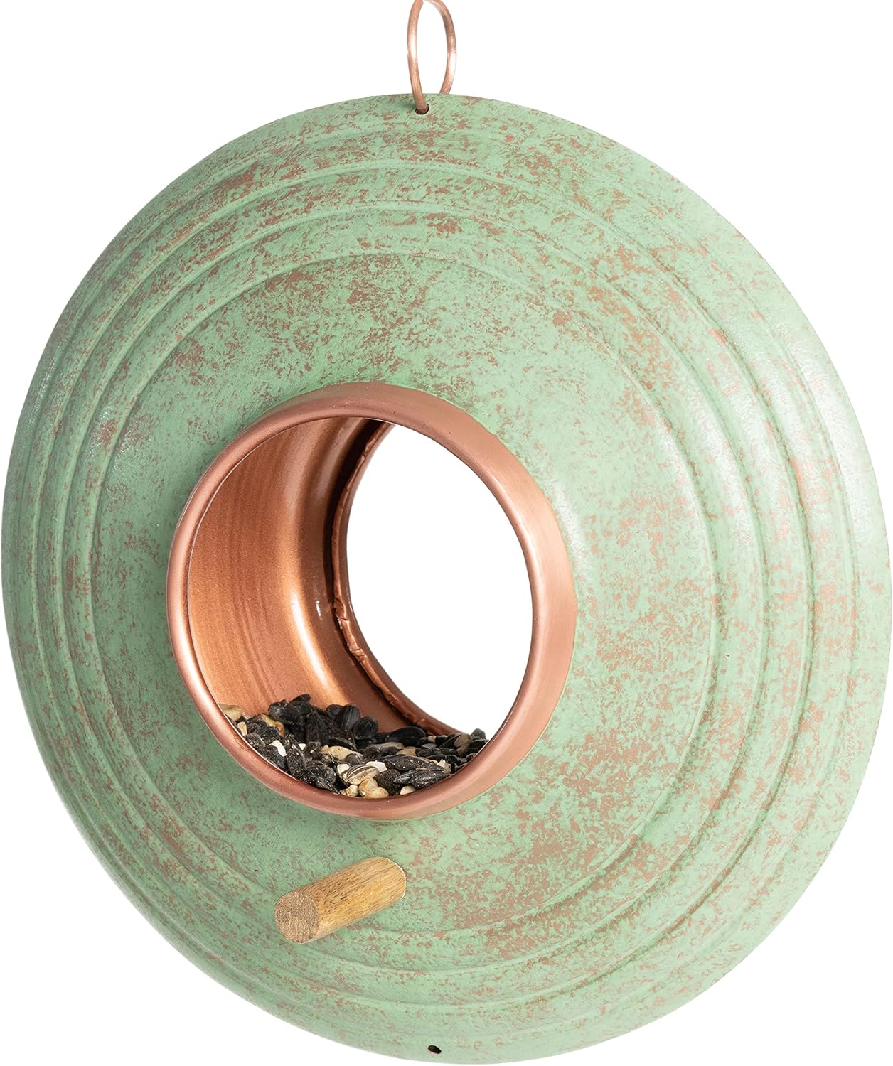 Good Directions Fly-Thru Bird Feeder, Verde