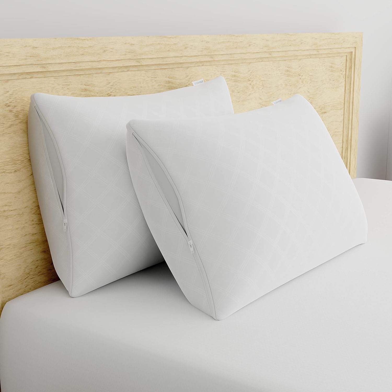 Set of 4 Standard/Queen AllerEase Pillow Protectors - Temperature Bala
