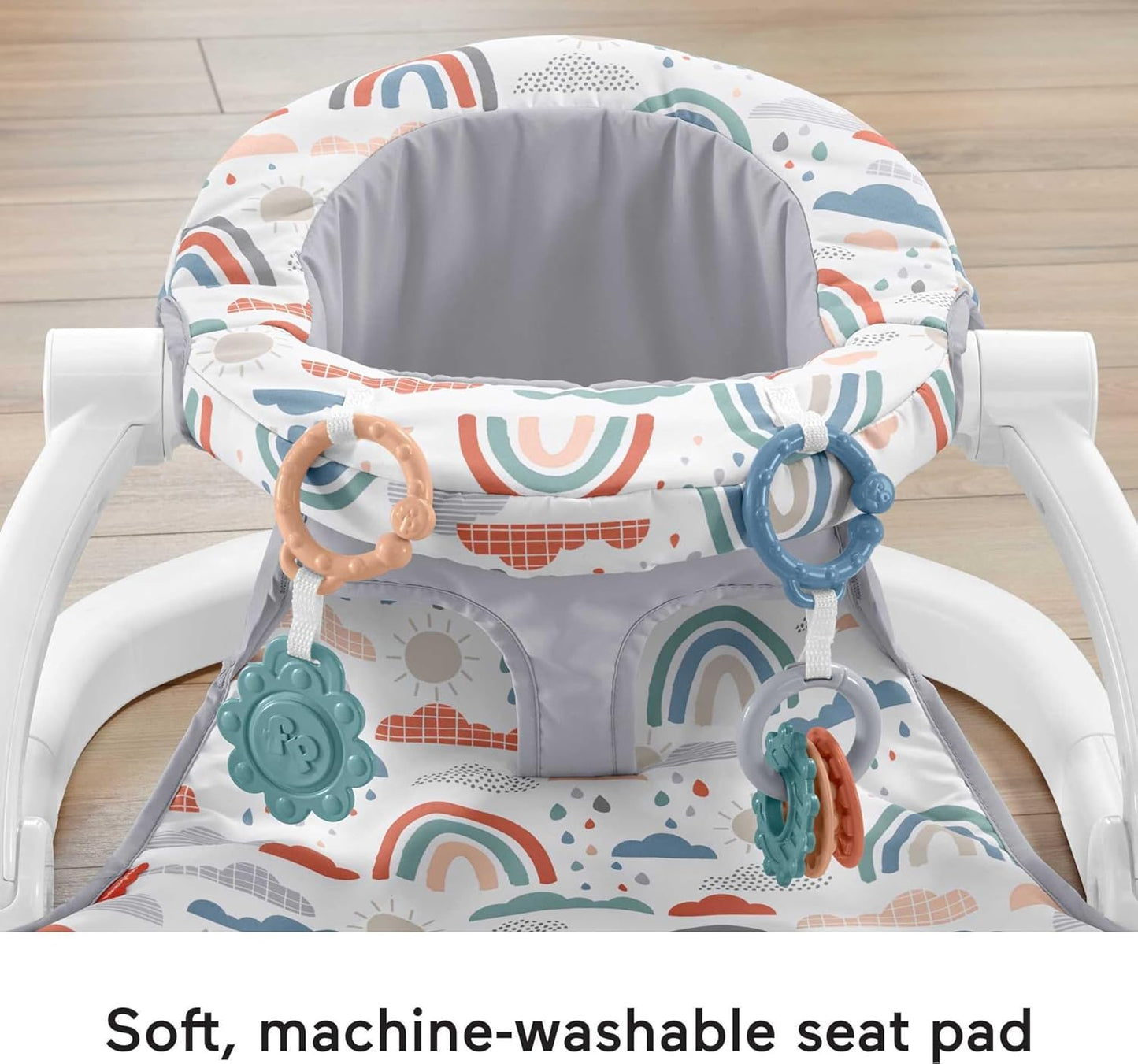 Fisher-Price Portable Baby Chair Sit-Me-Up Floor Seat with Development