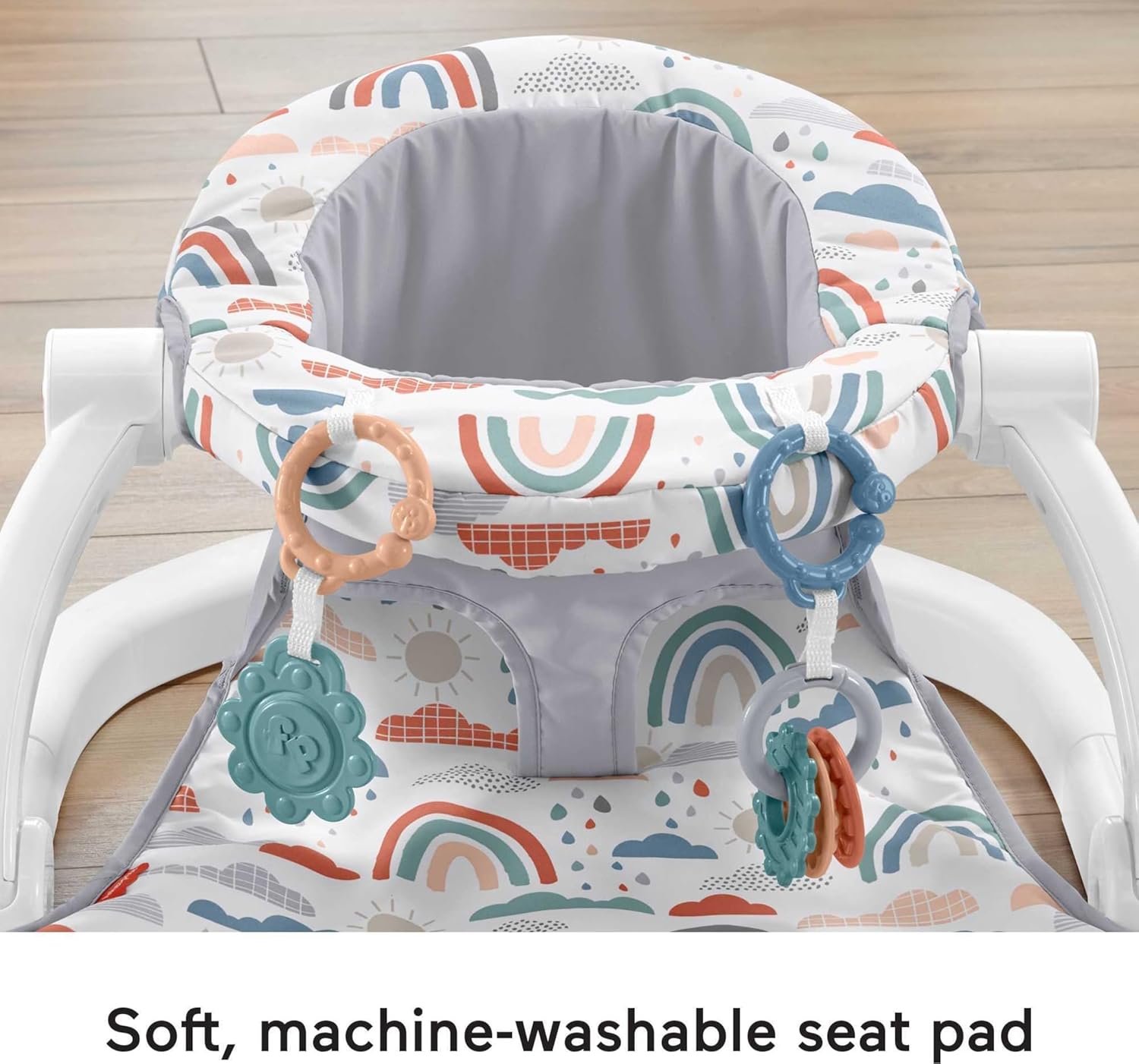 Fisher-Price Portable Baby Chair Sit-Me-Up Floor Seat with Development