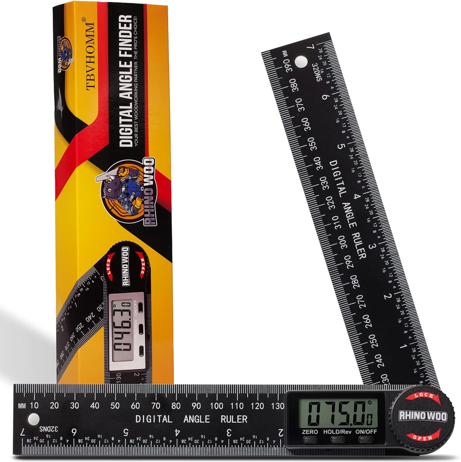 Digital Angle Finder Protractor, Angle Measuring Tool for Woodworking/