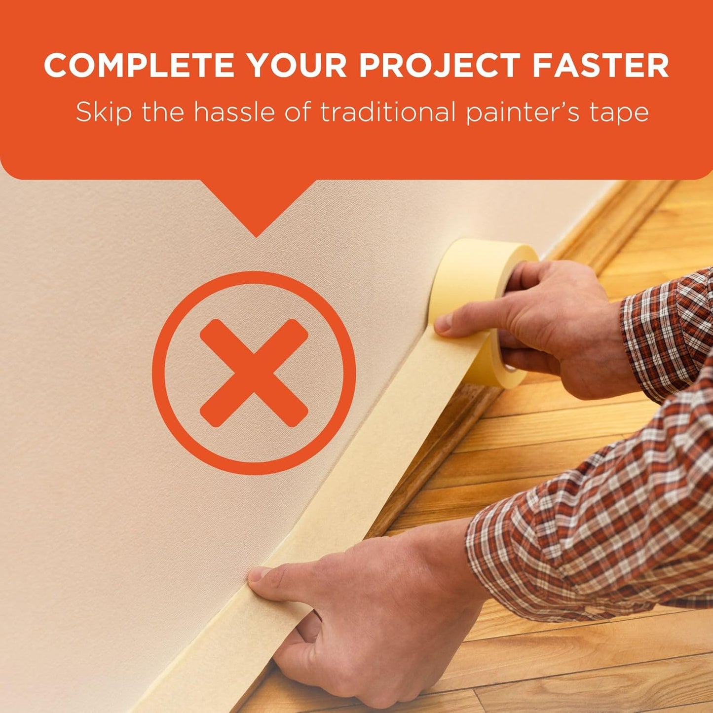 Black+Decker 12-Inch Paint Shield, Trim Guide for Painting Straight Li