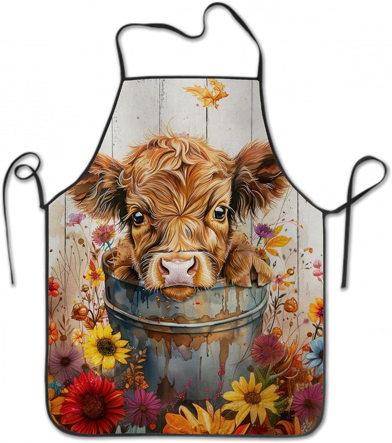 Funny Apron for Men Women Baking Gardening Sewing BBQ Waterproof Cute 