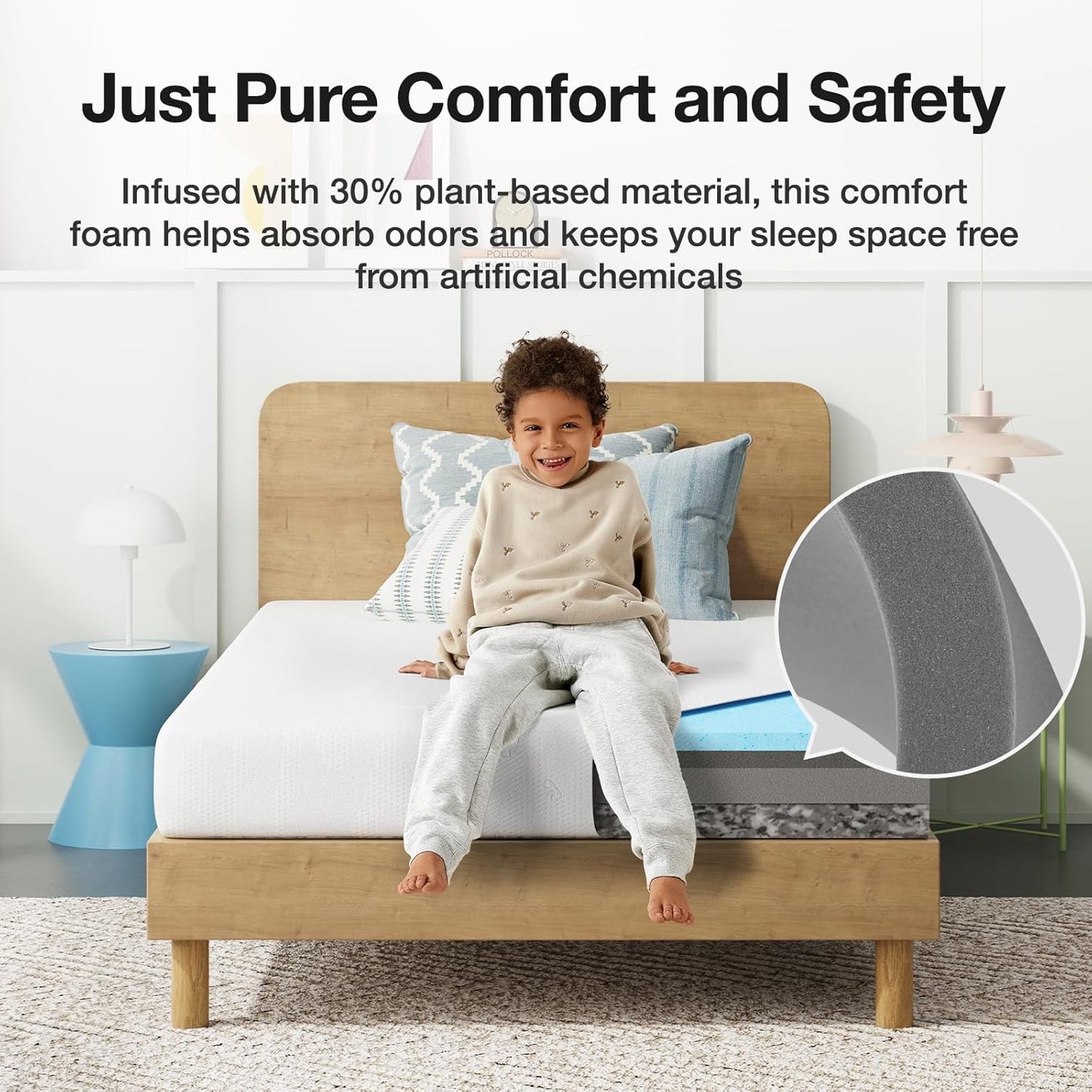 Novilla Twin Mattress, 6 Inch Twin Bed Mattress for Kids, Gel Memory F