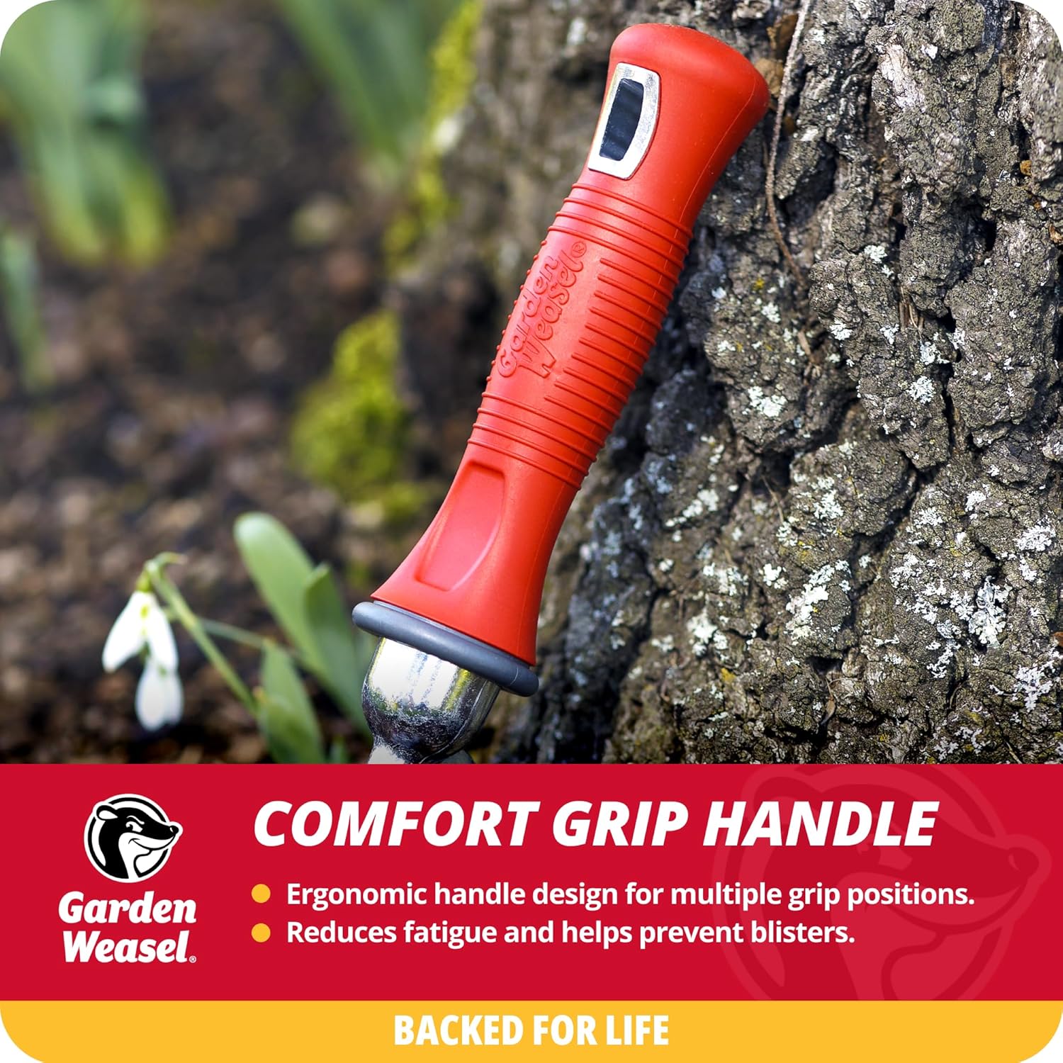Garden Weasel Double-Sided Garden Cultivator/Tiller | Cultivate, Till,